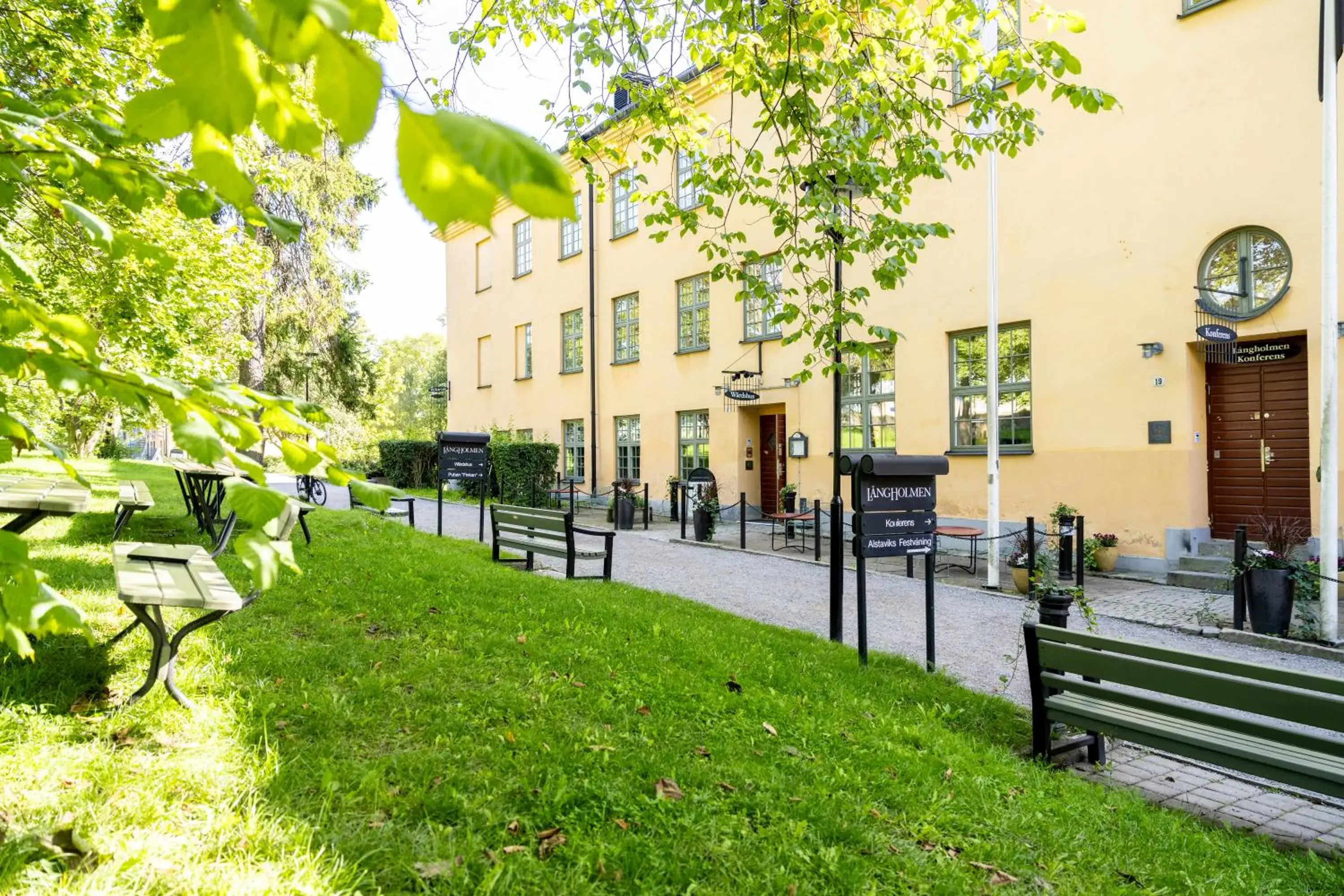 Facade/entrance in Långholmen Hotell Facade/entrance in Långholmen Hotell