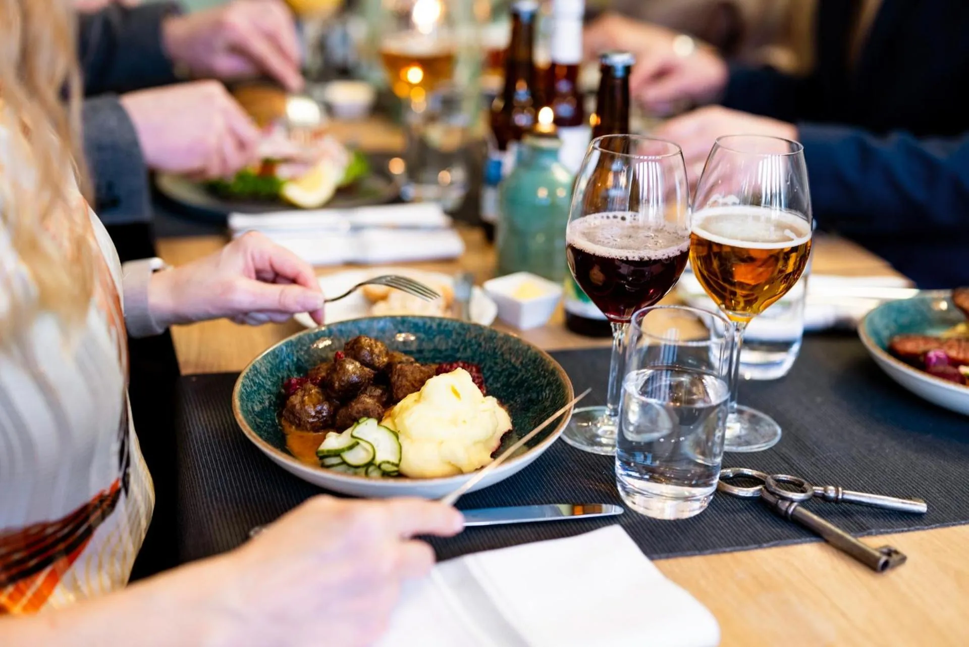 Food in Långholmen Hotell