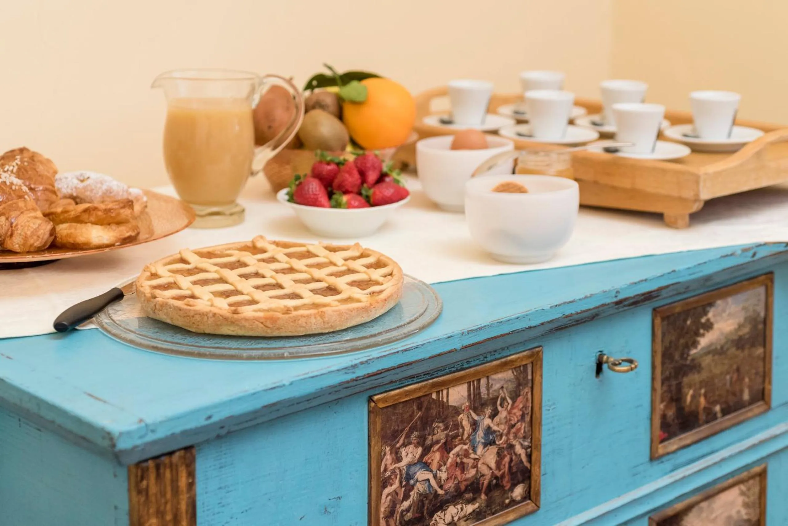 Food and drinks in Fattoria Pian Di Rocca