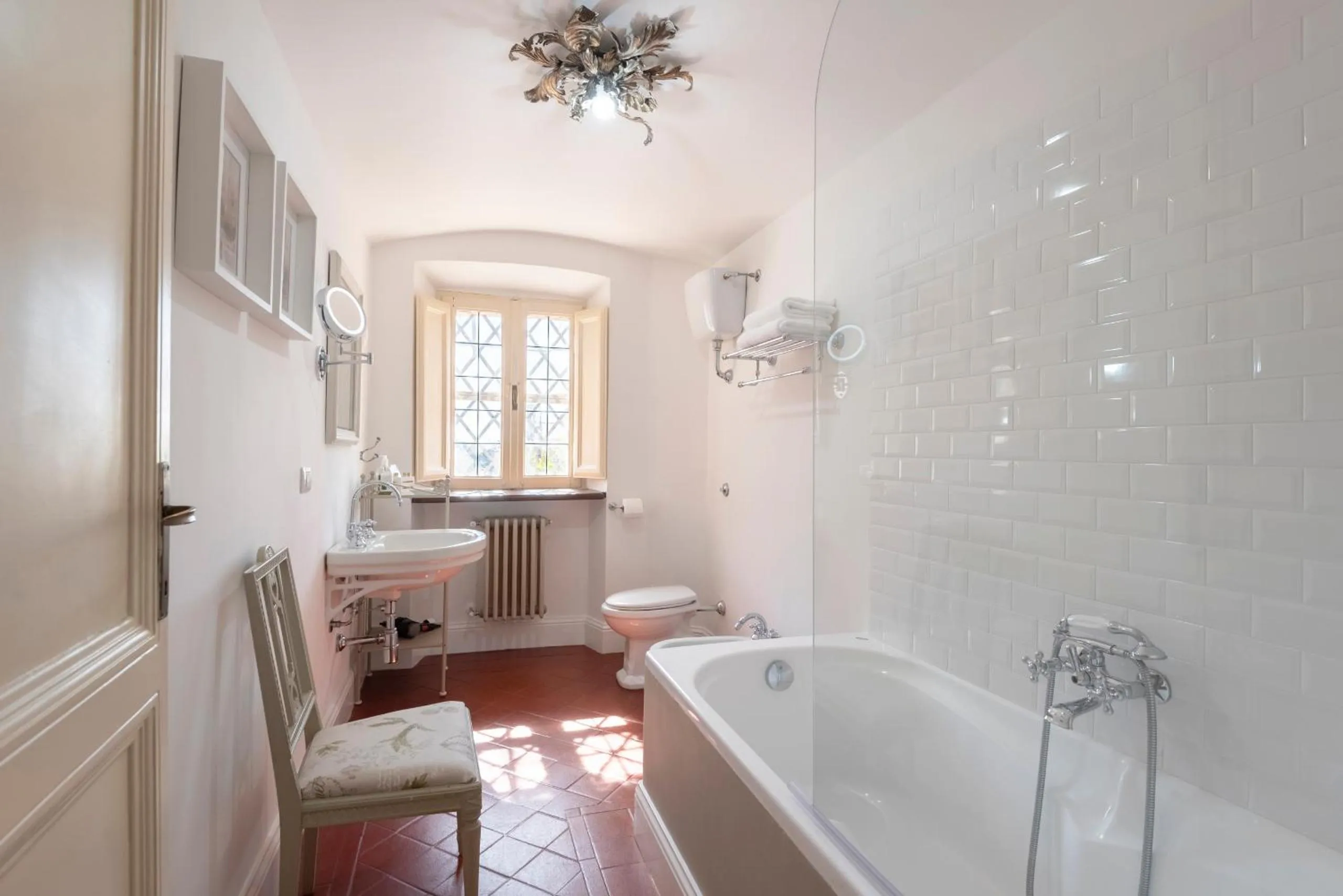 Shower in Fattoria Pian Di Rocca