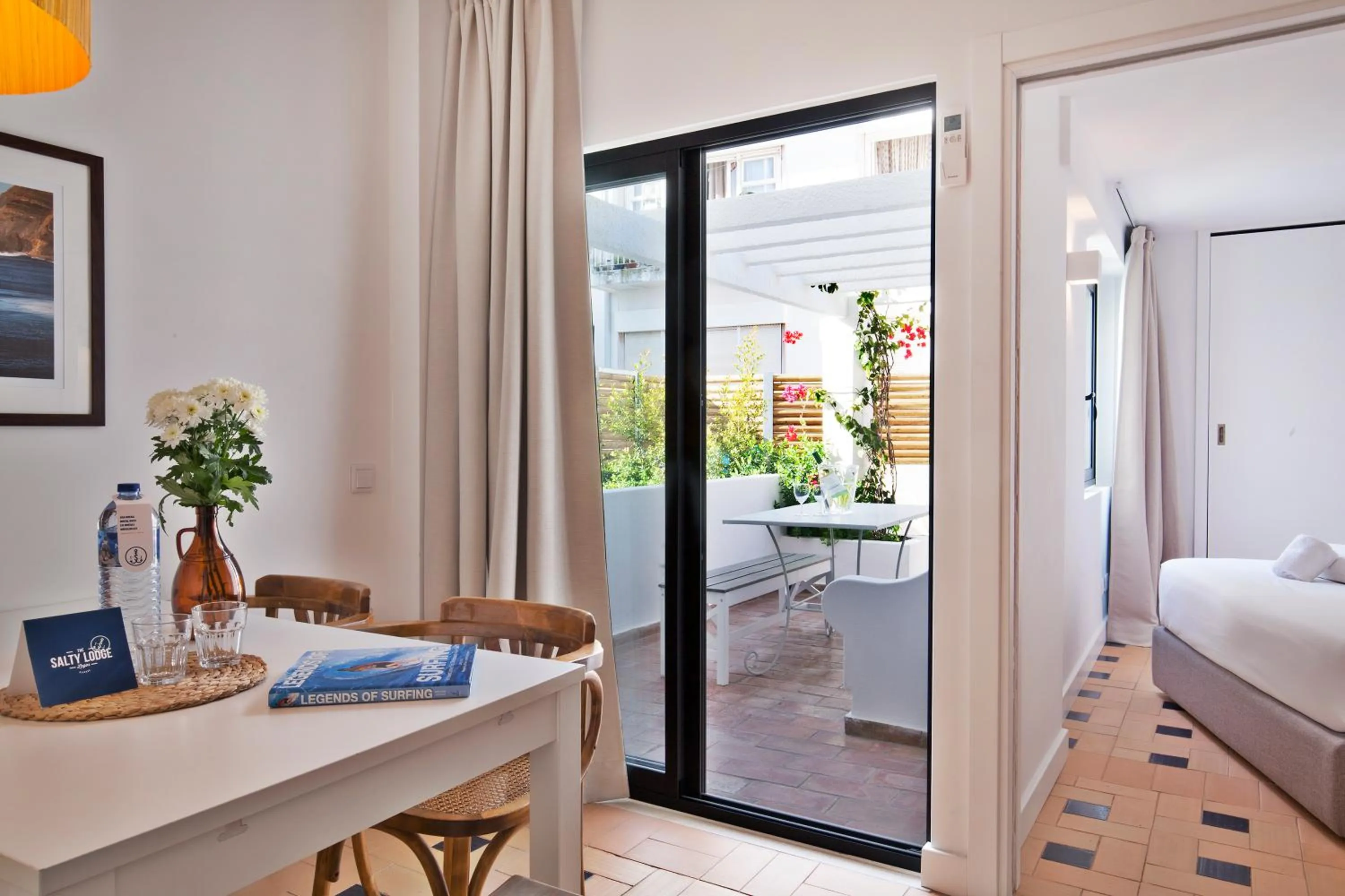 Balcony/Terrace, Bed in The Salty Lodge