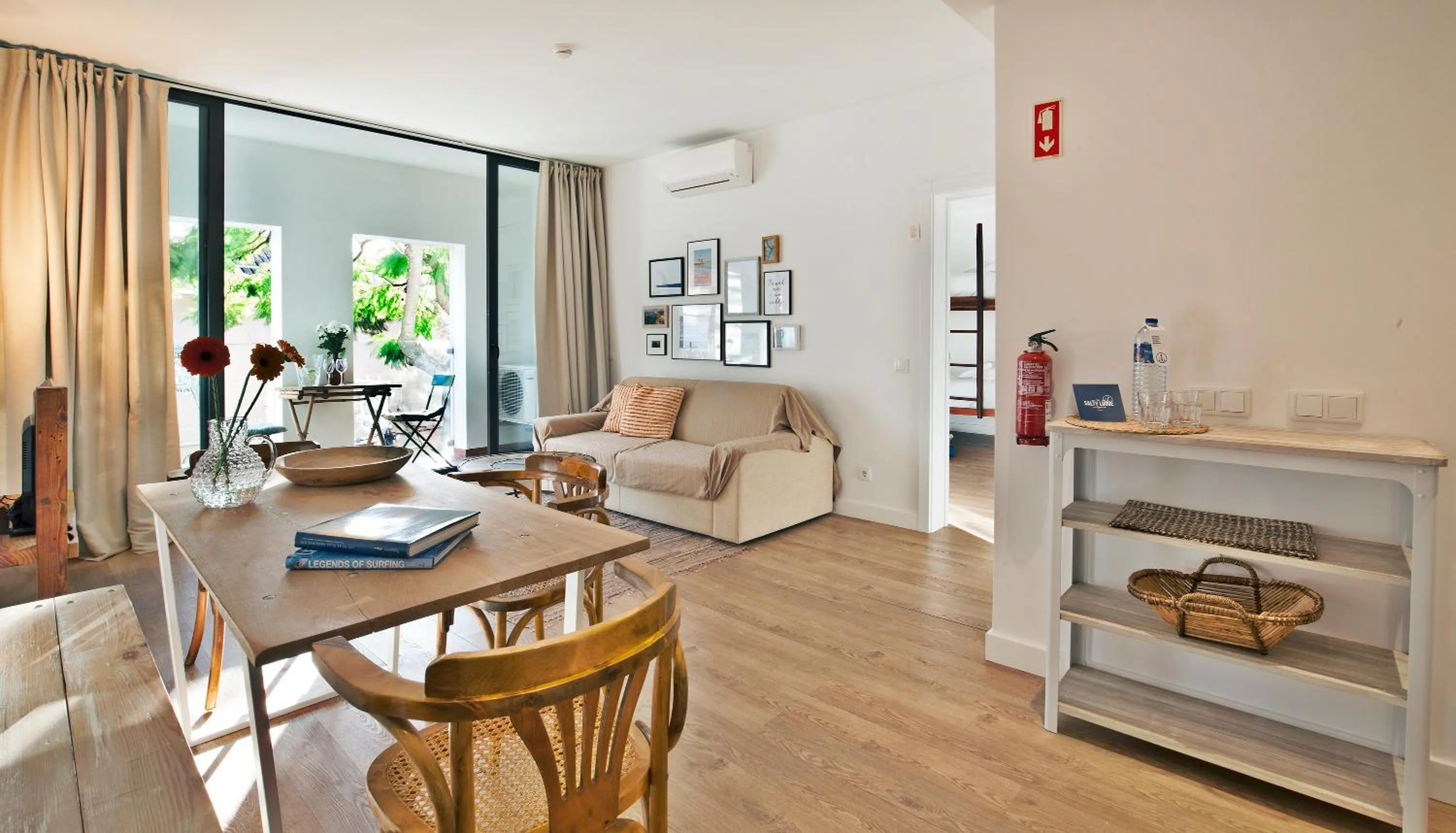 Seating area in The Salty Lodge