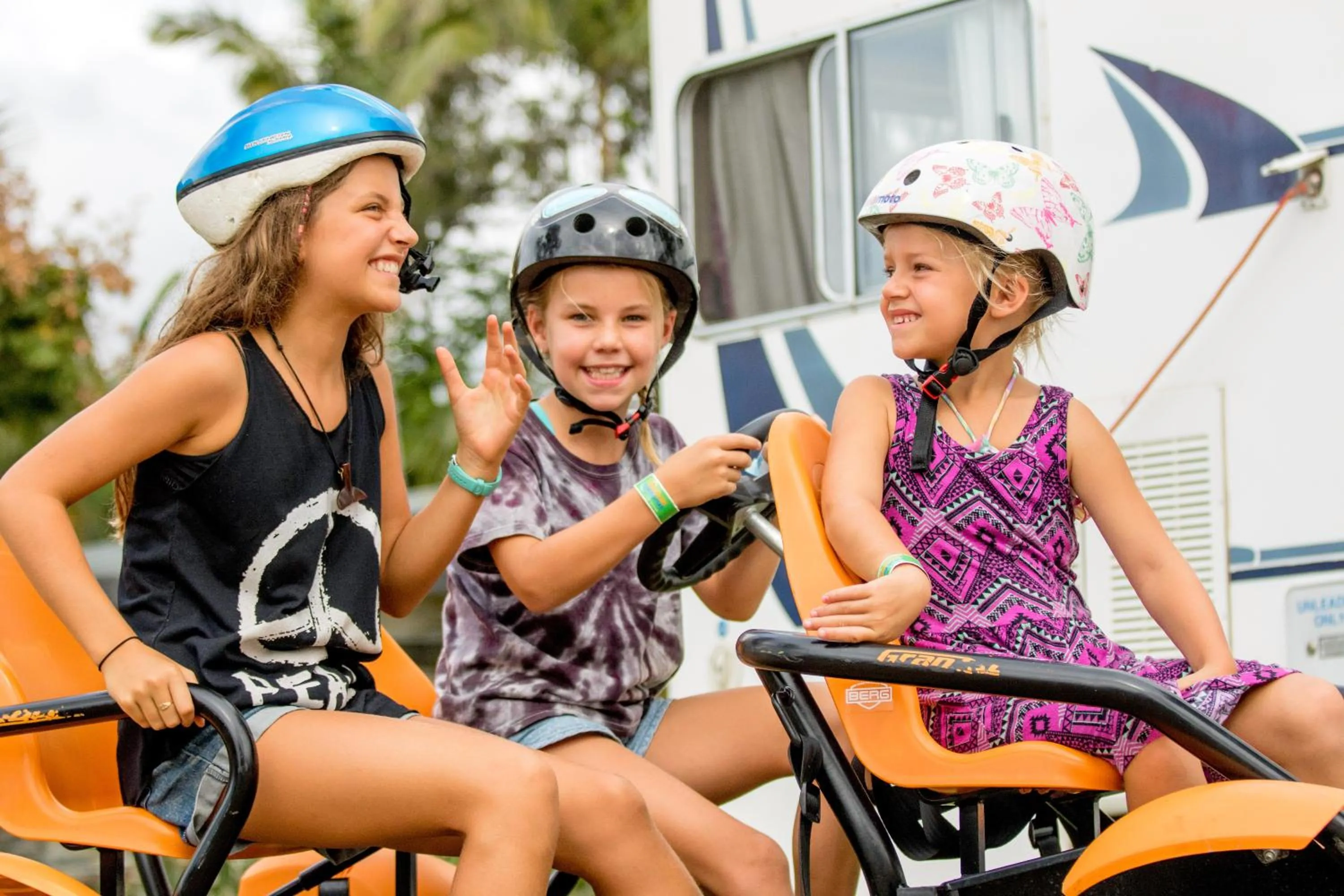 Cycling in BIG4 Gold Coast Holiday Park