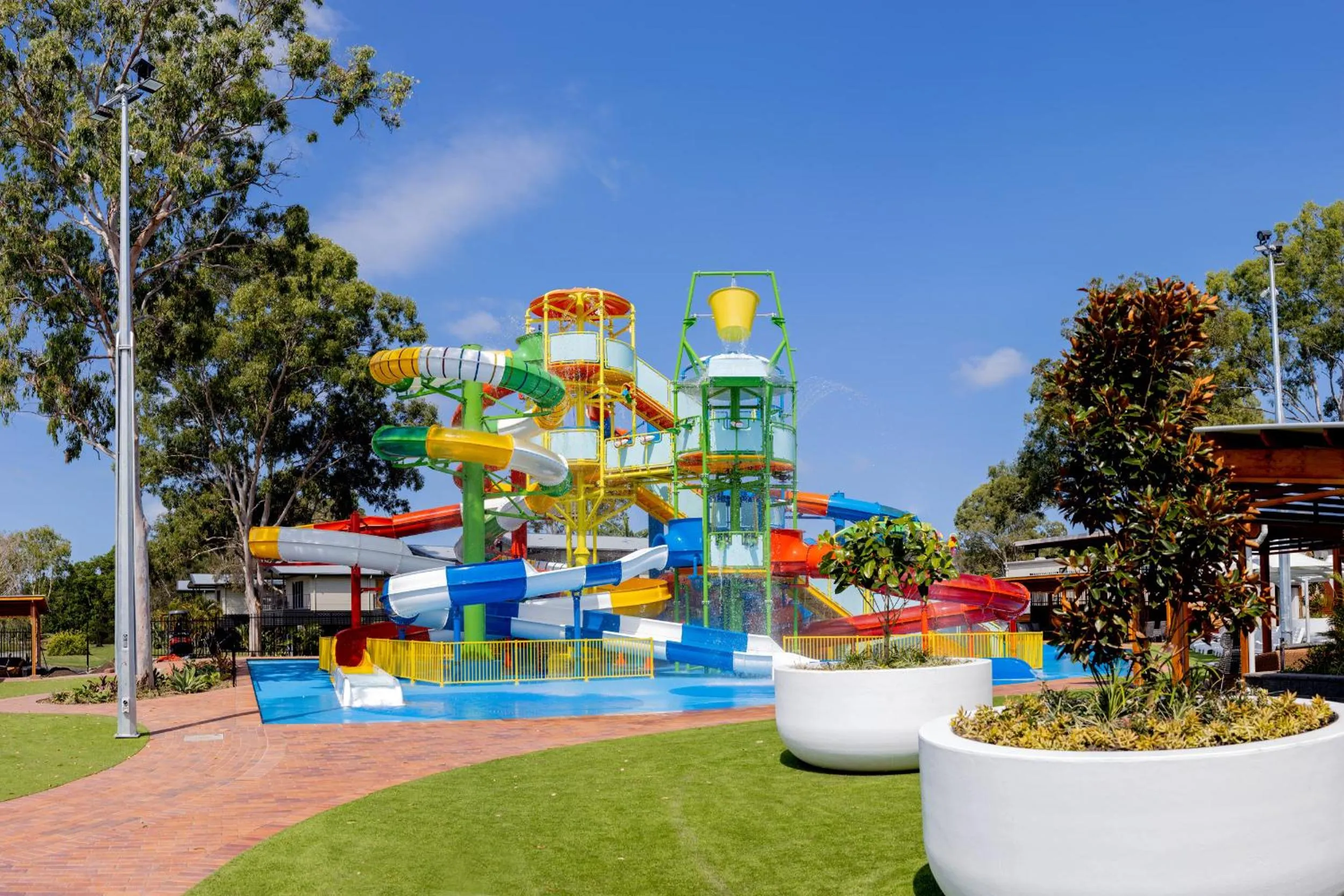 Aqua park in BIG4 Gold Coast Holiday Park