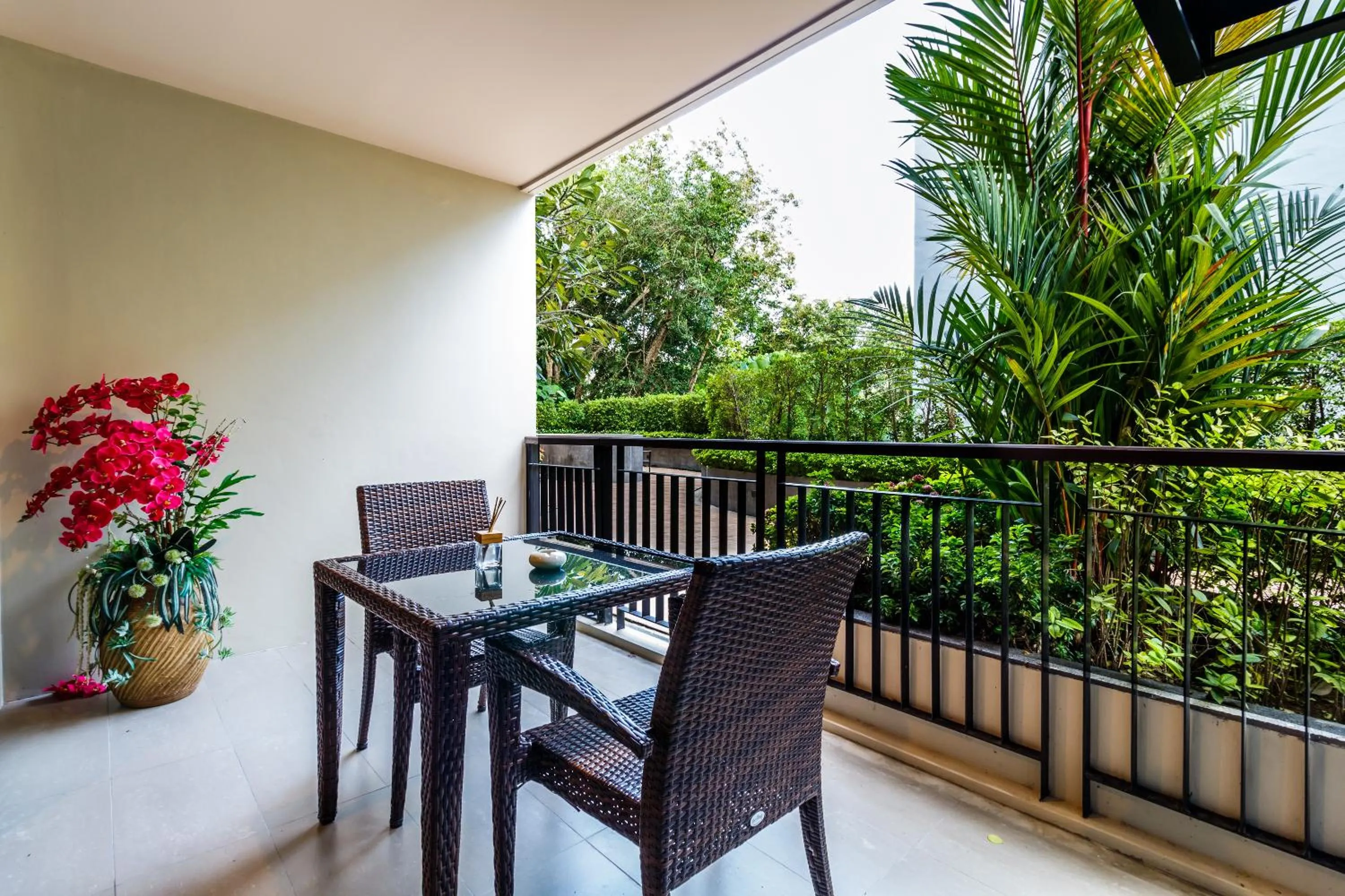 Patio in Apartments at The Bliss Condo by Lofty