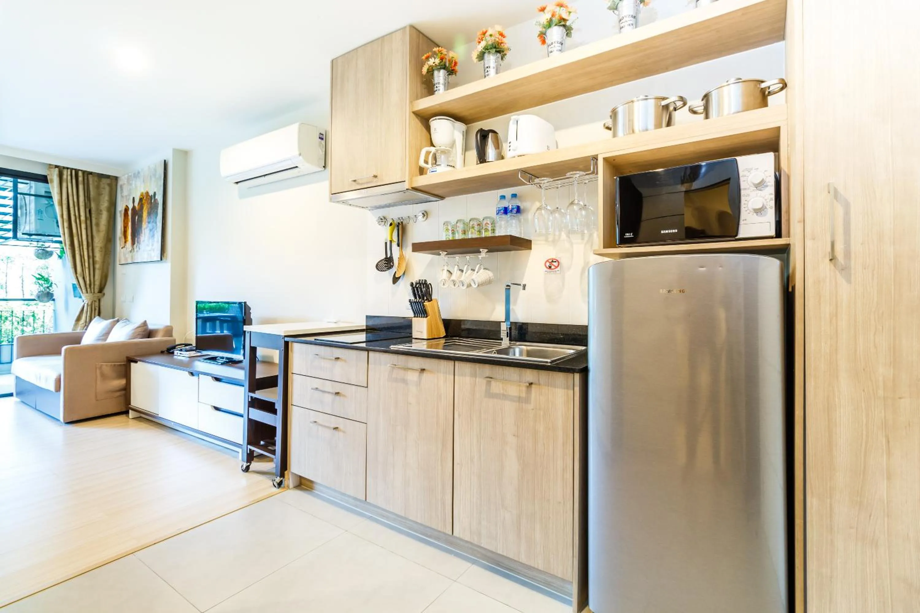 Kitchen or kitchenette in Apartments at The Bliss Condo by Lofty