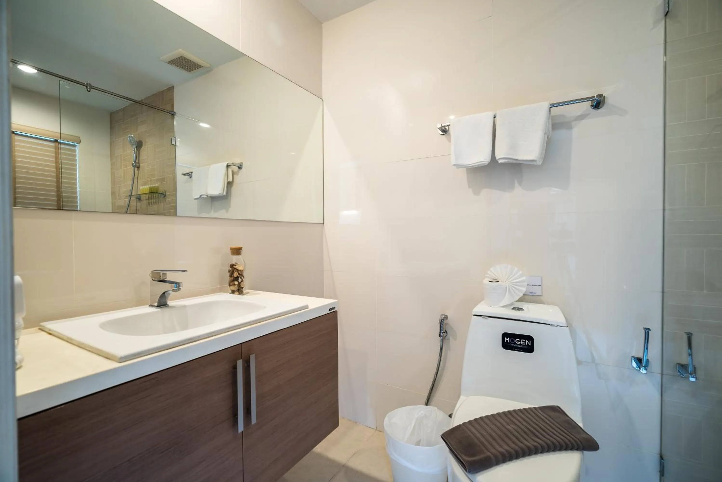 Bathroom in Apartments at The Bliss Condo by Lofty