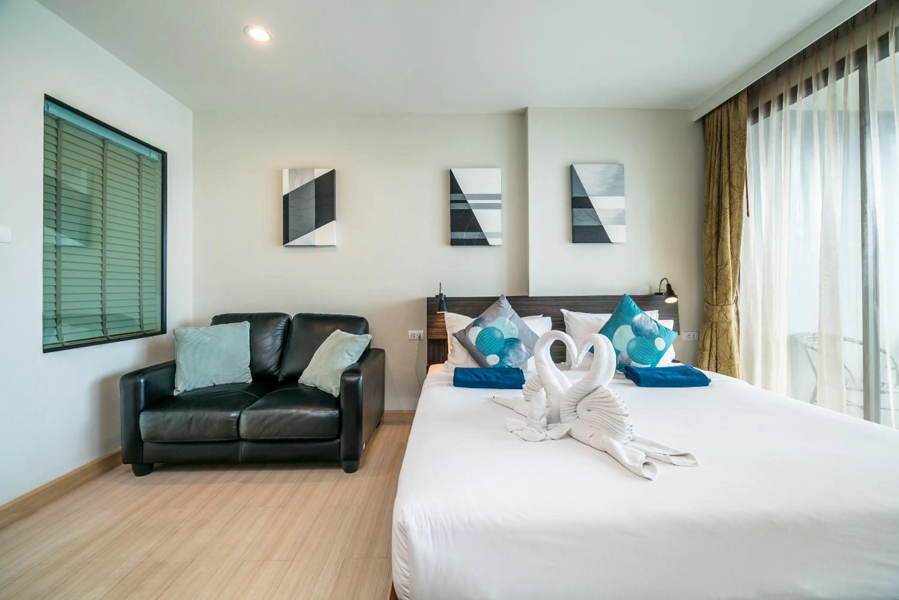 Photo of the whole room, Bed in Apartments at The Bliss Condo by Lofty