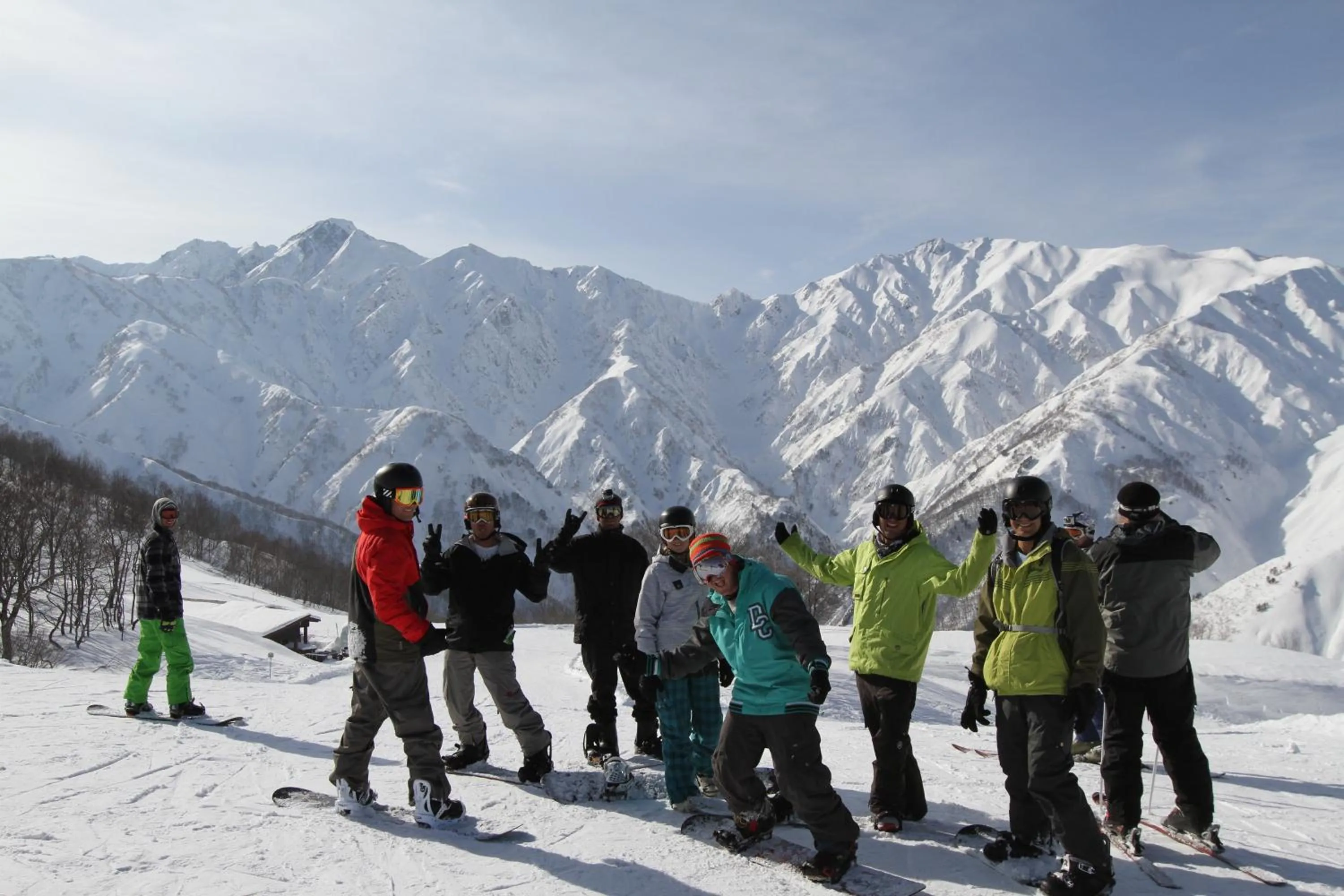 Skiing in Powder Temple