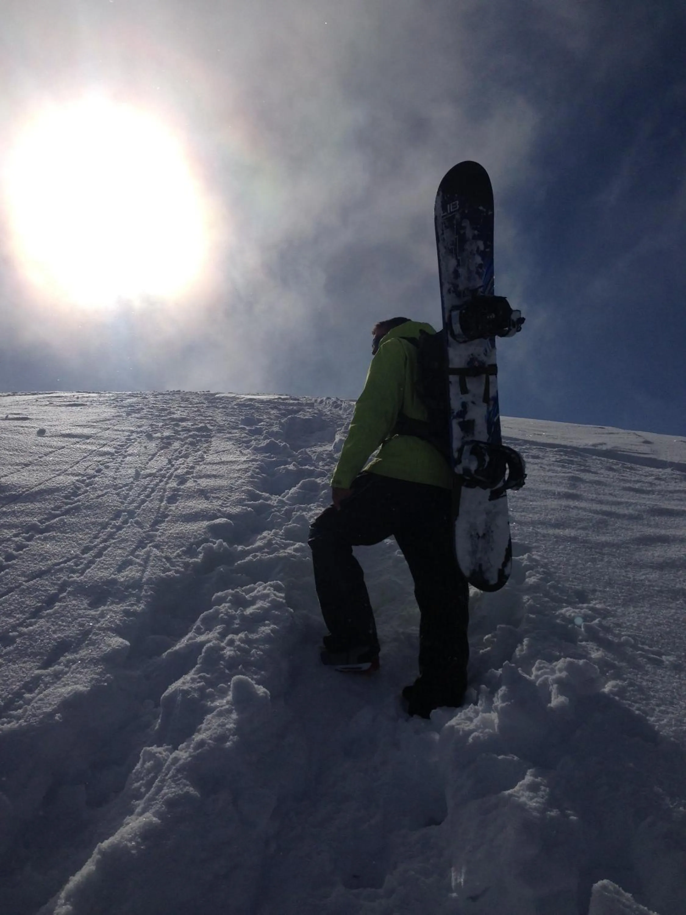 Skiing in Powder Temple