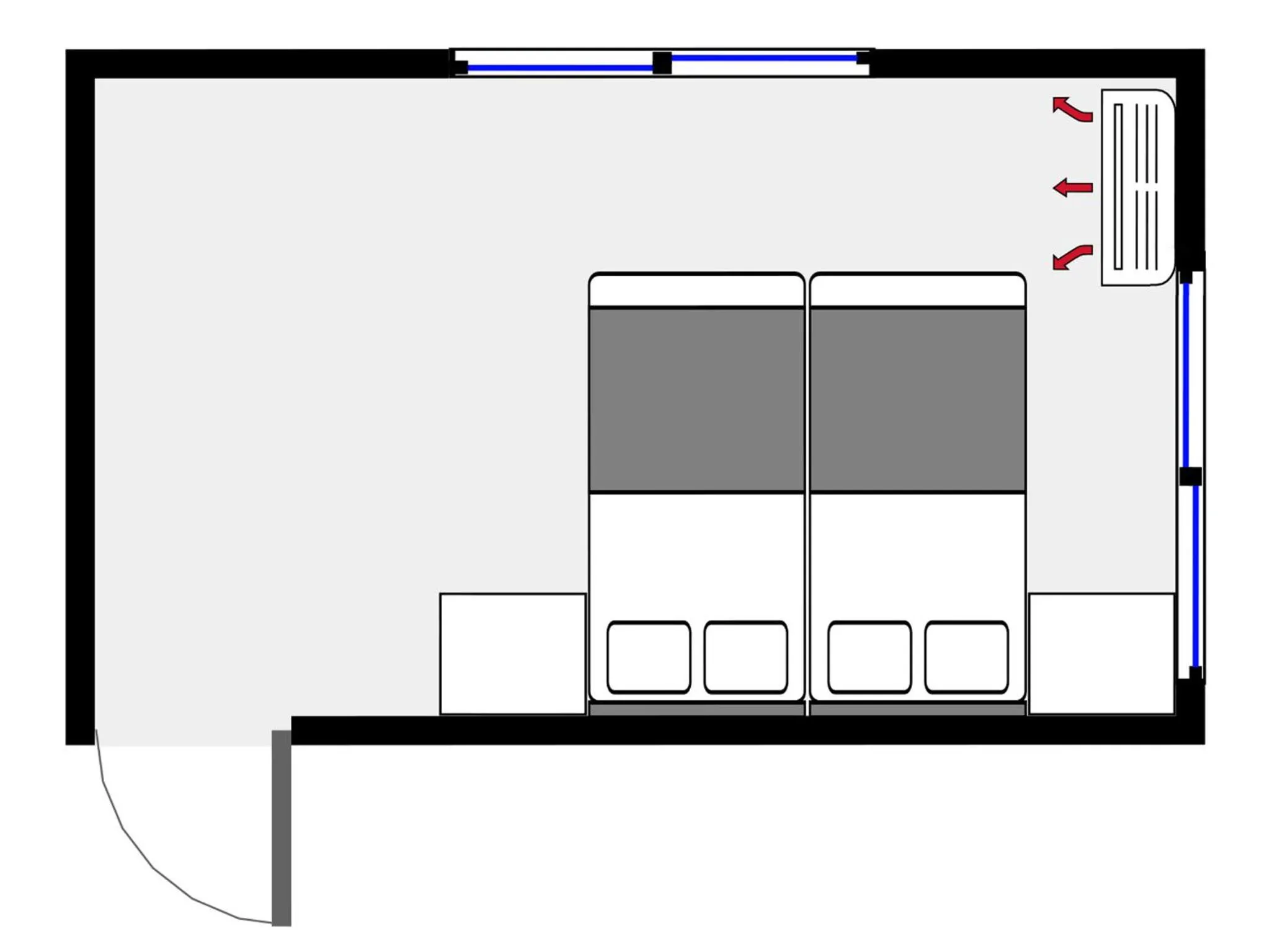 Floor plan in Powder Temple