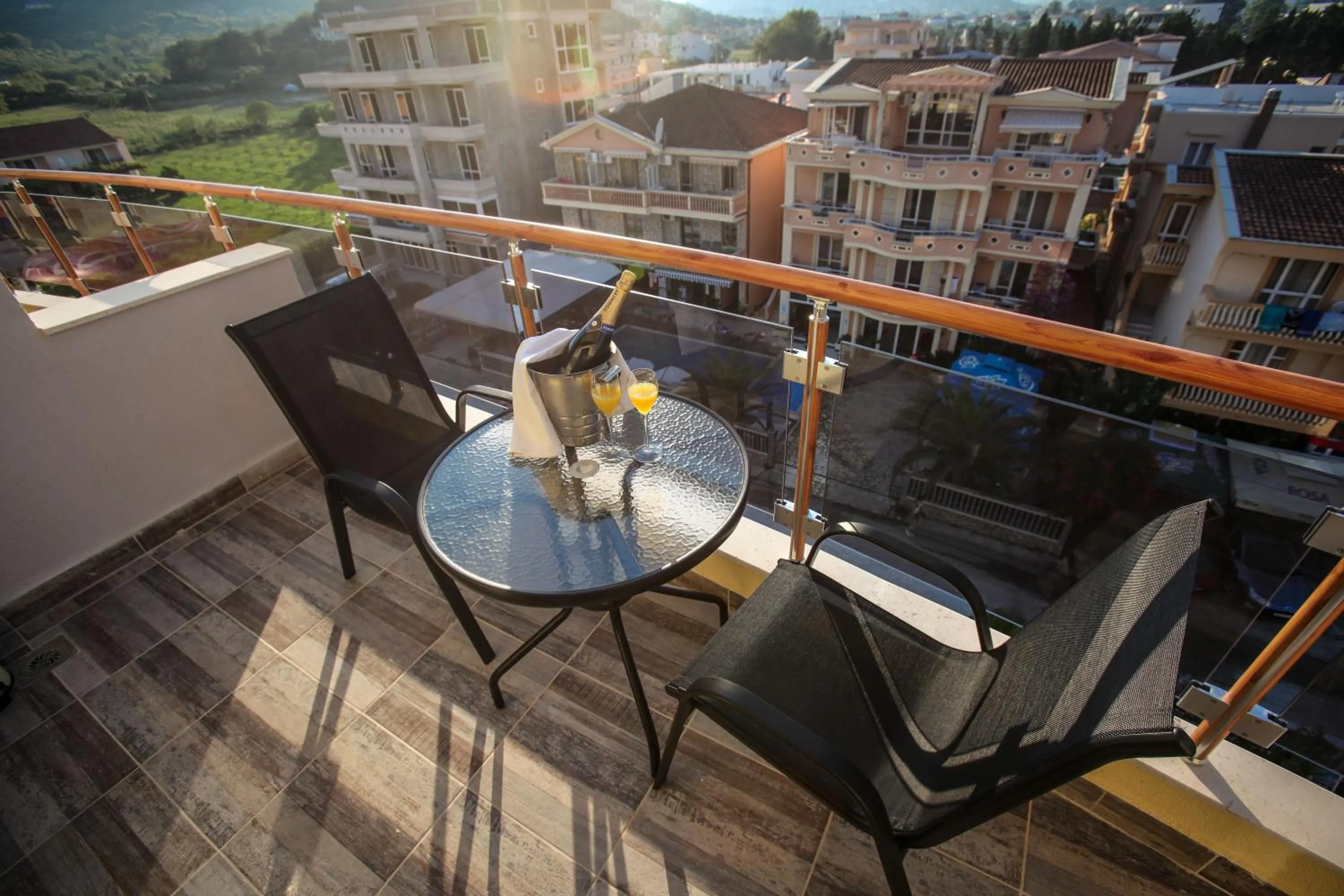 Balcony/Terrace in Spa Hotel Montefila