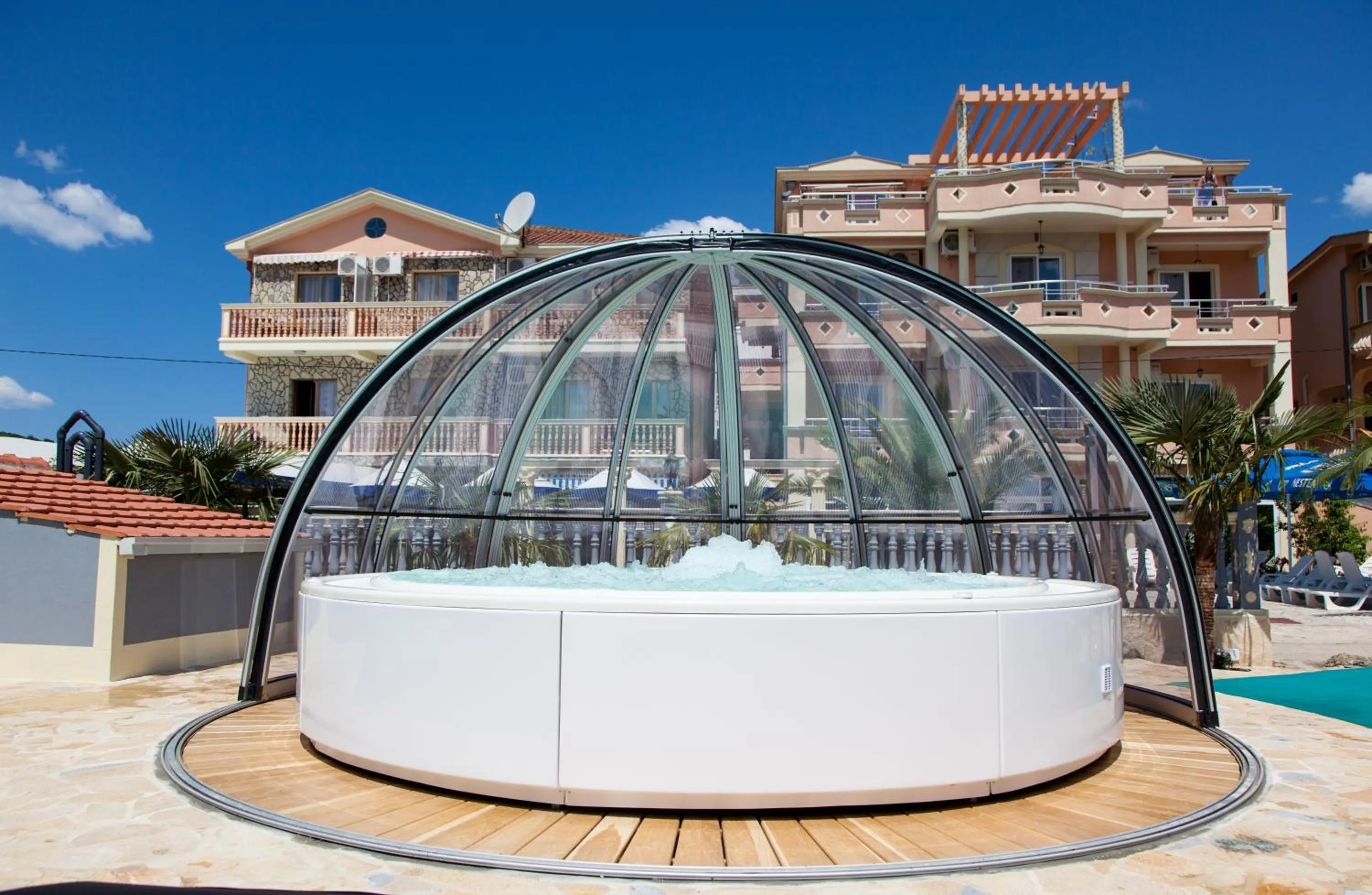 Hot Tub in Spa Hotel Montefila