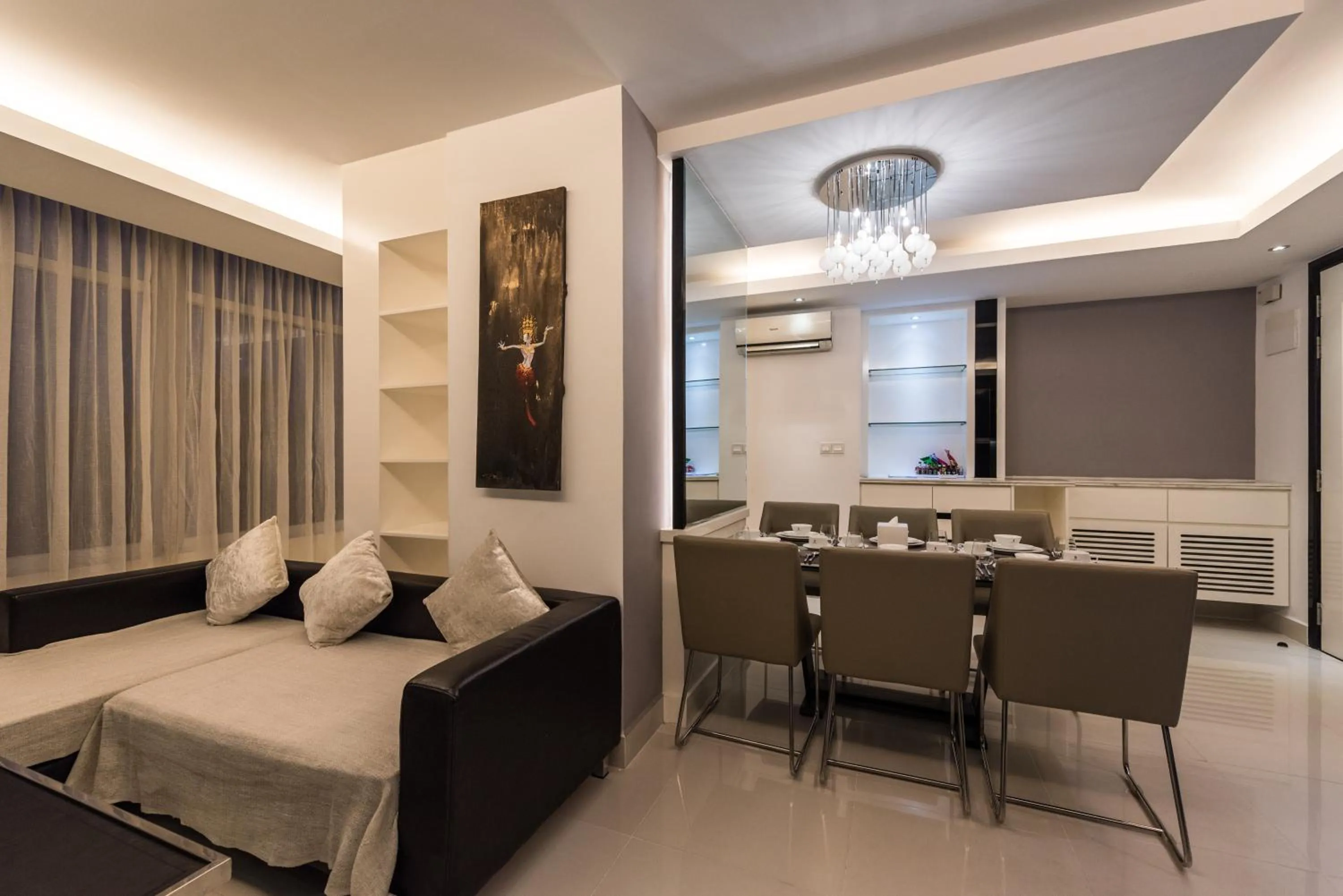 Living room in Naki Suites @ Silvertown