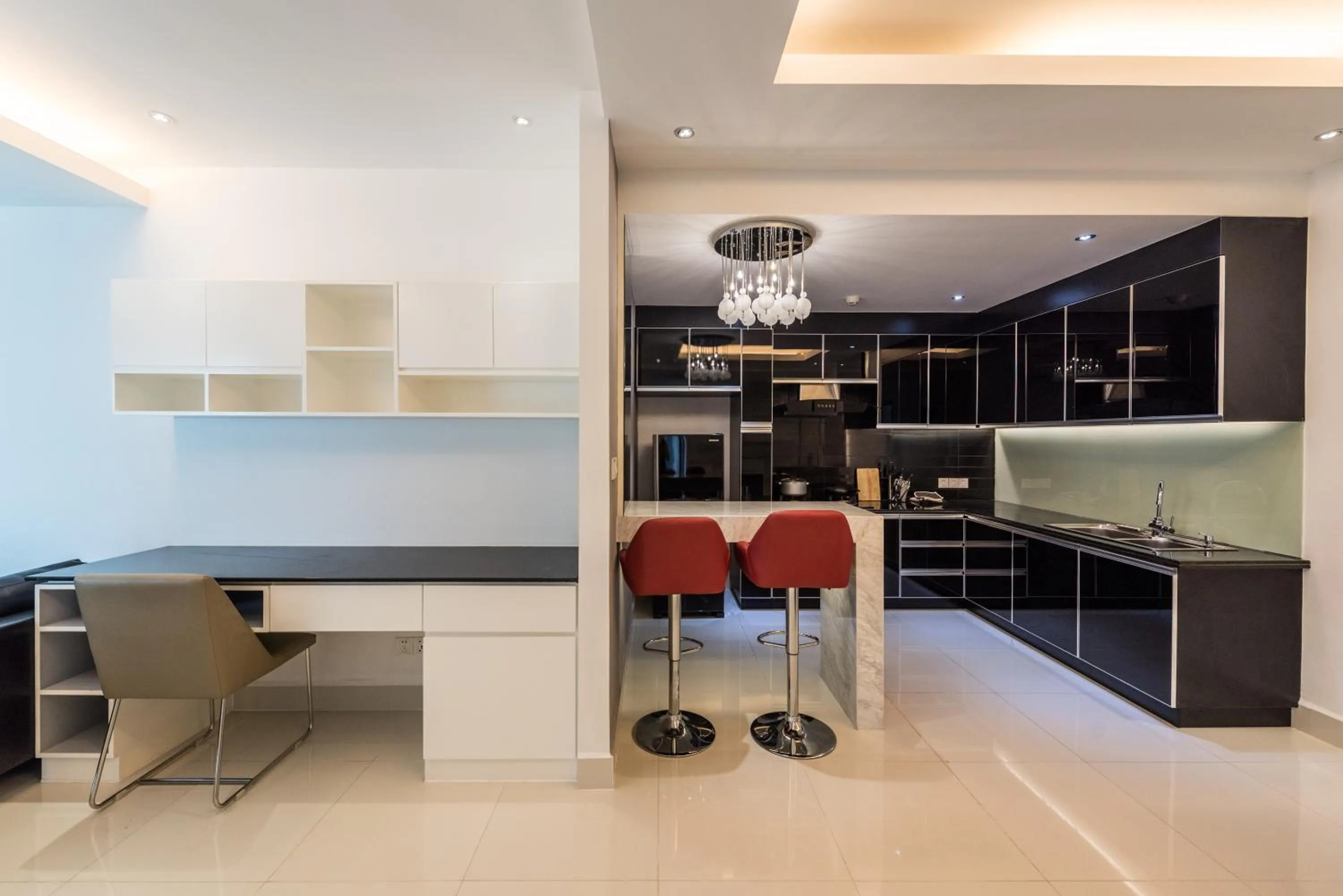 Living room in Naki Suites @ Silvertown