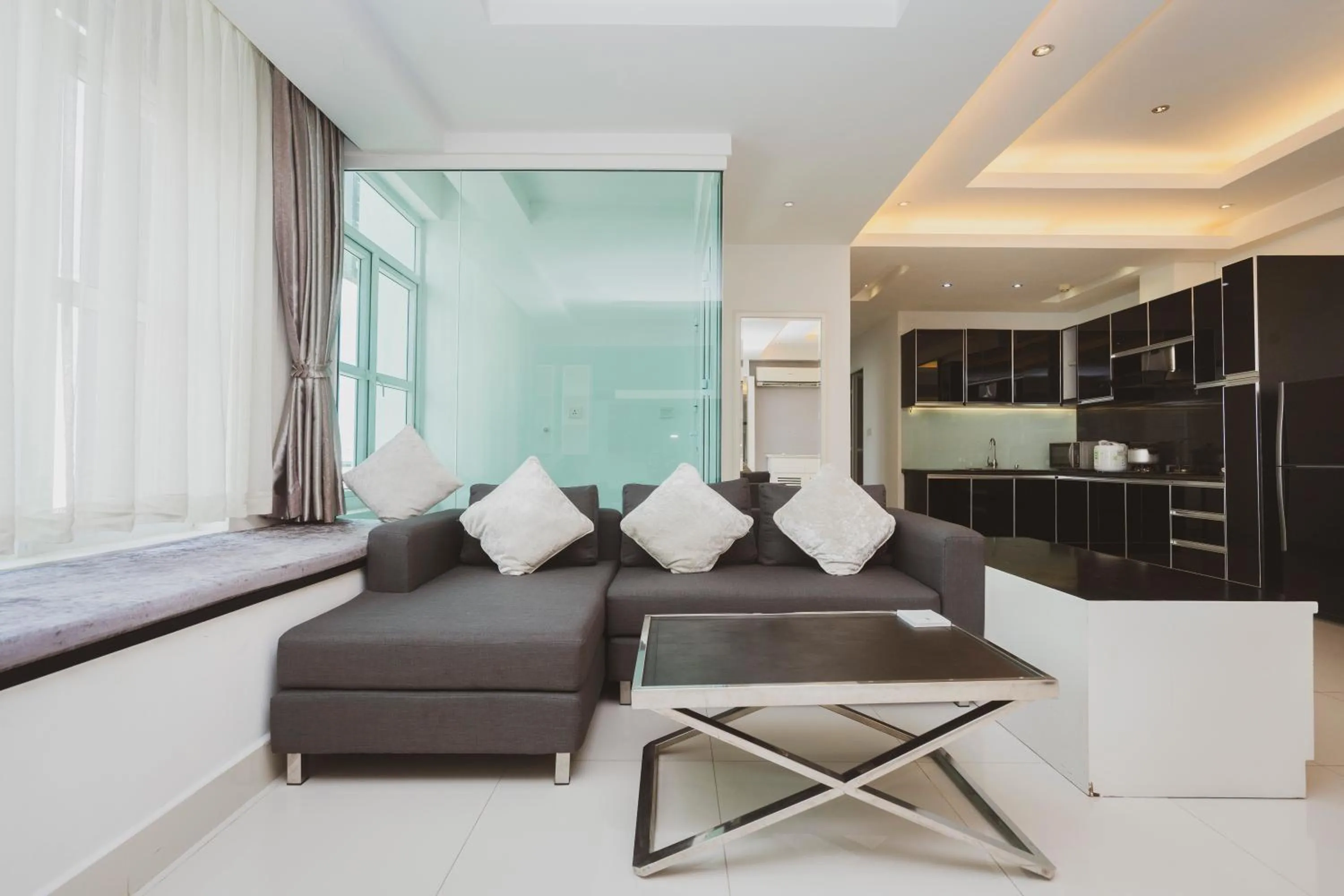 Living room in Naki Suites @ Silvertown