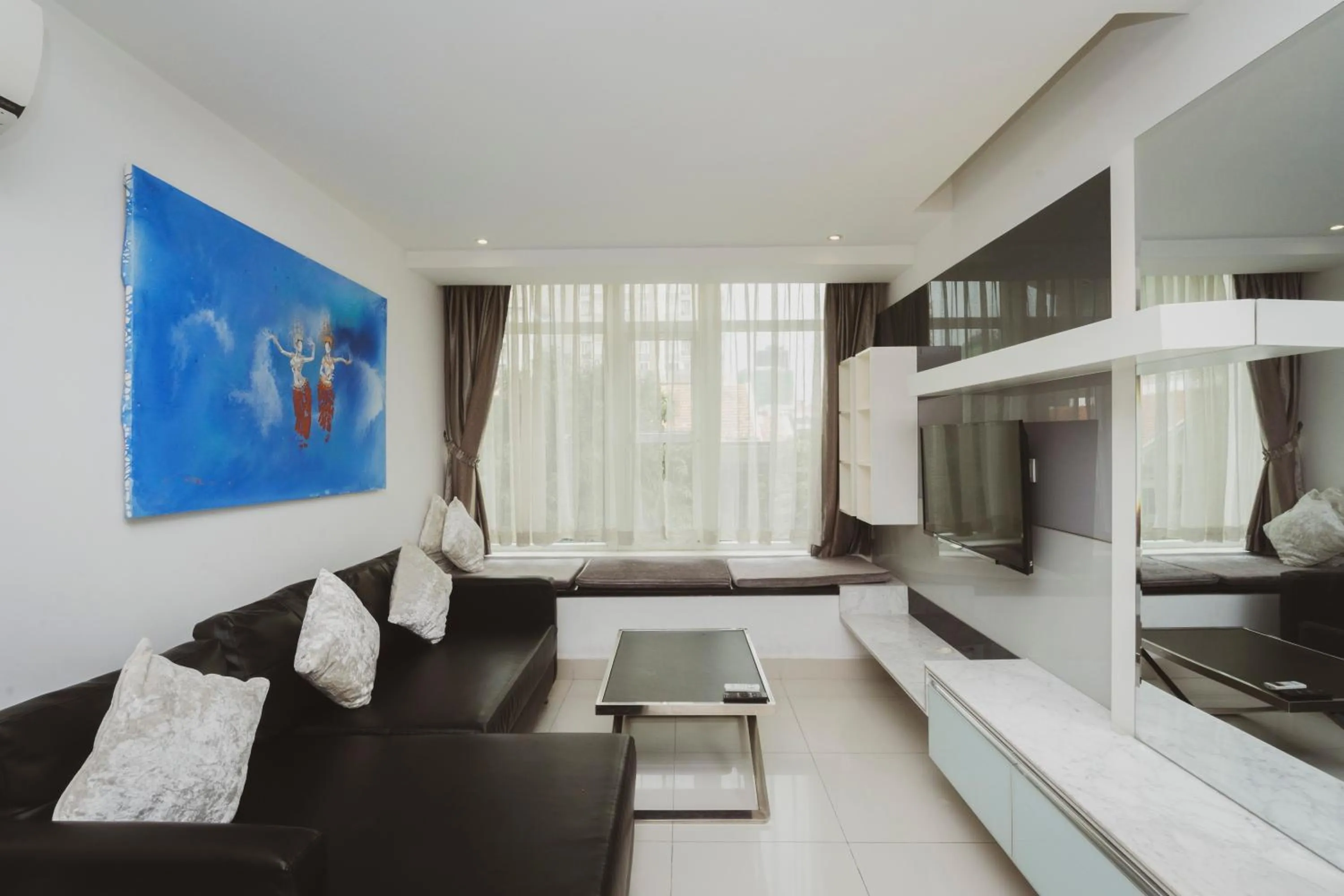 Living room in Naki Suites @ Silvertown