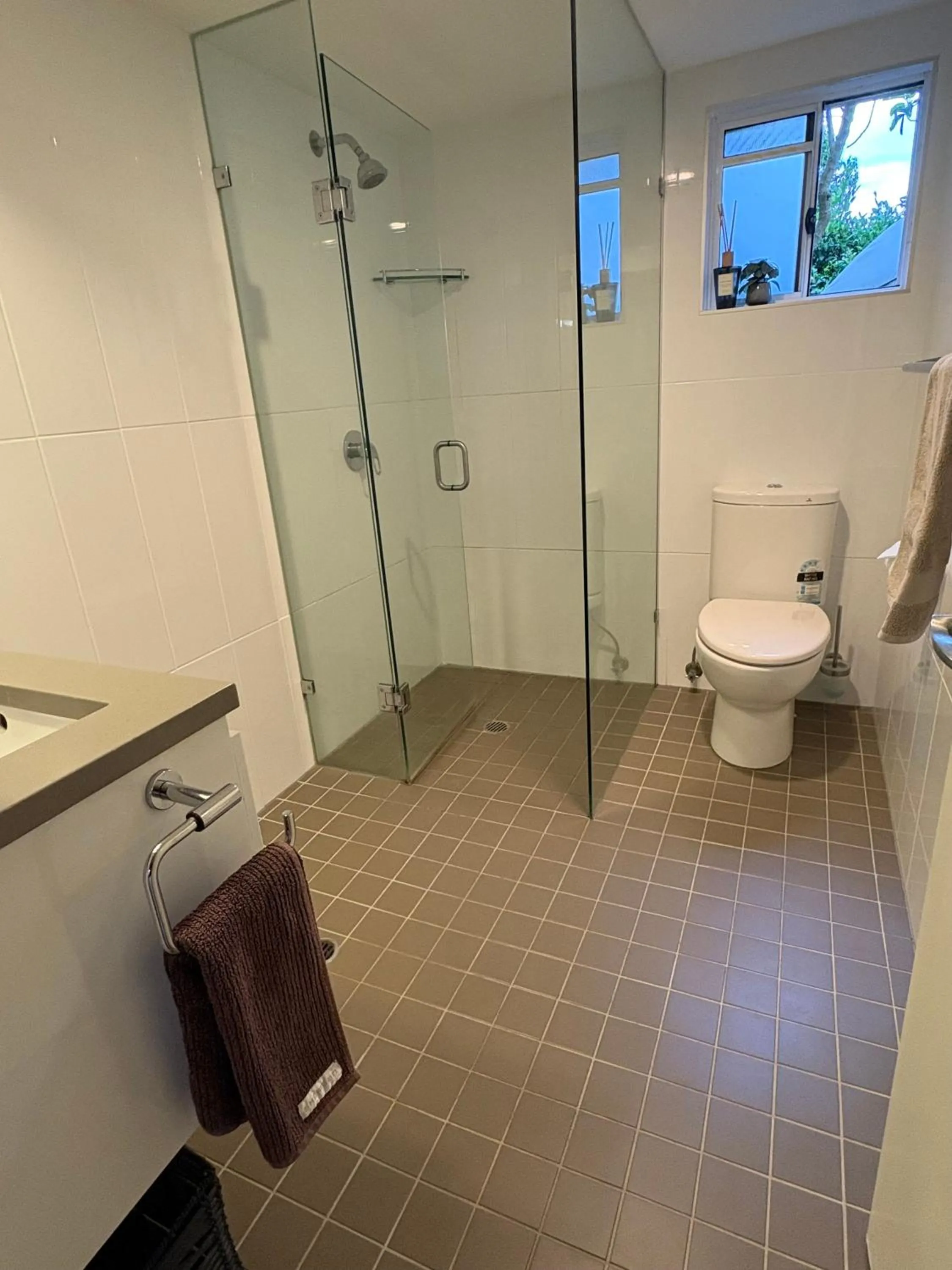 Shower in Jacaranda House Garden Suite