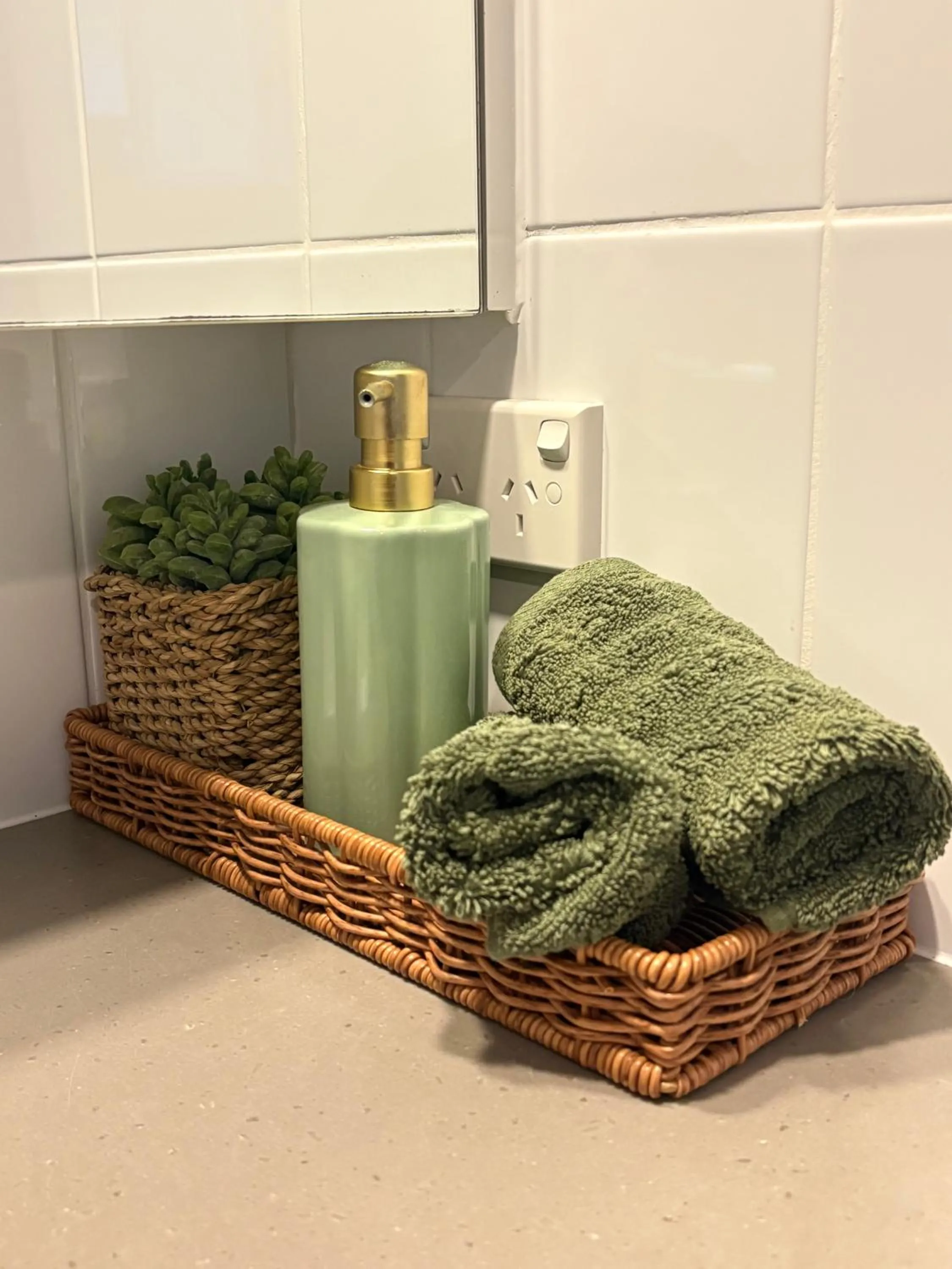 Shower in Jacaranda House Garden Suite