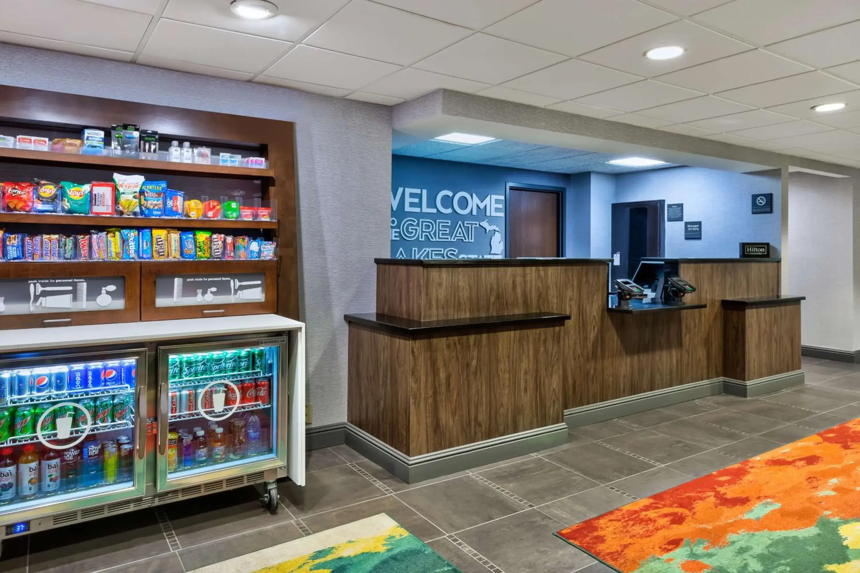 Lobby or reception in Hampton Inn Traverse City Lobby or reception in Hampton Inn Traverse City
