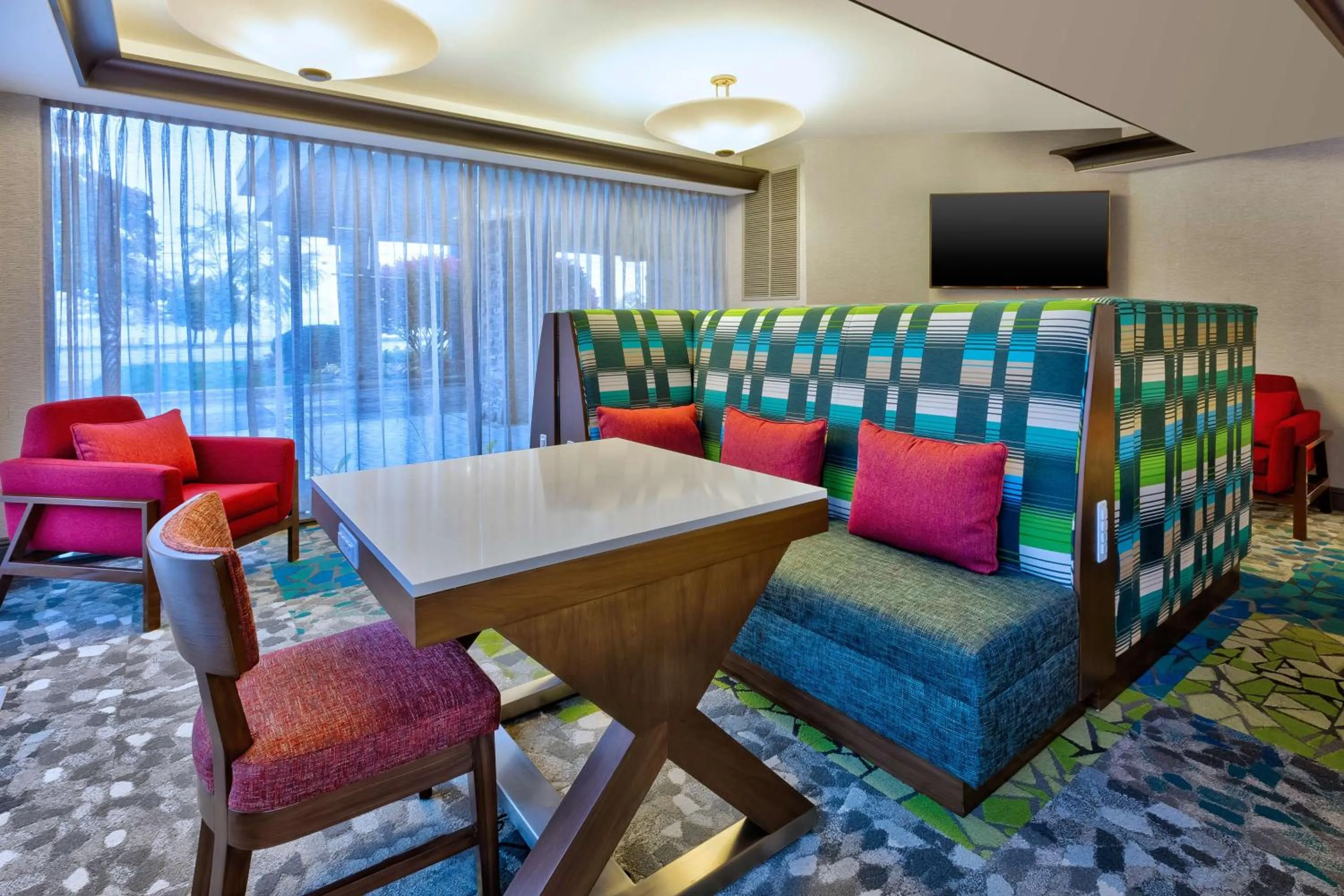 Lobby or reception in Hampton Inn Traverse City