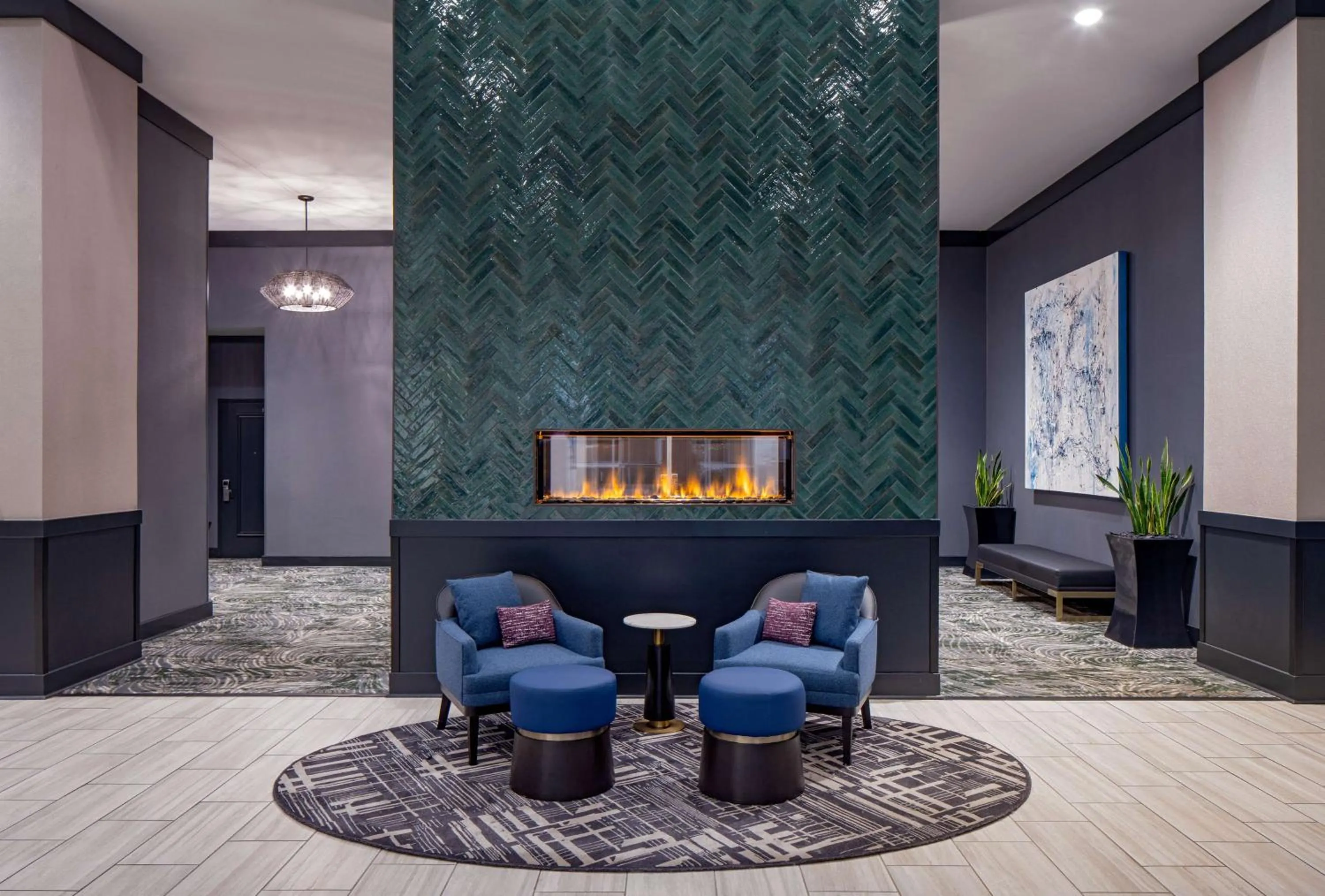 Lobby or reception in Hilton Shreveport