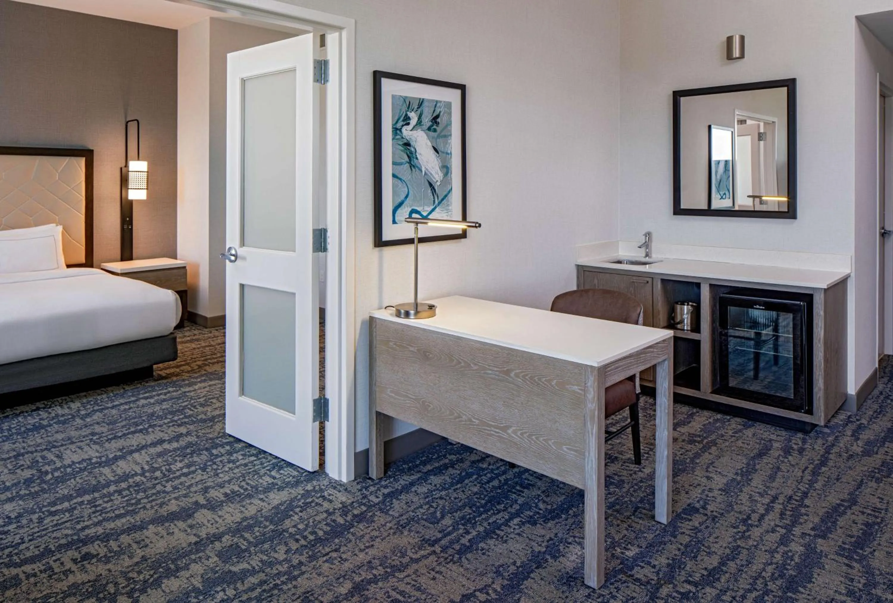 Bedroom, Bed in Hilton Shreveport