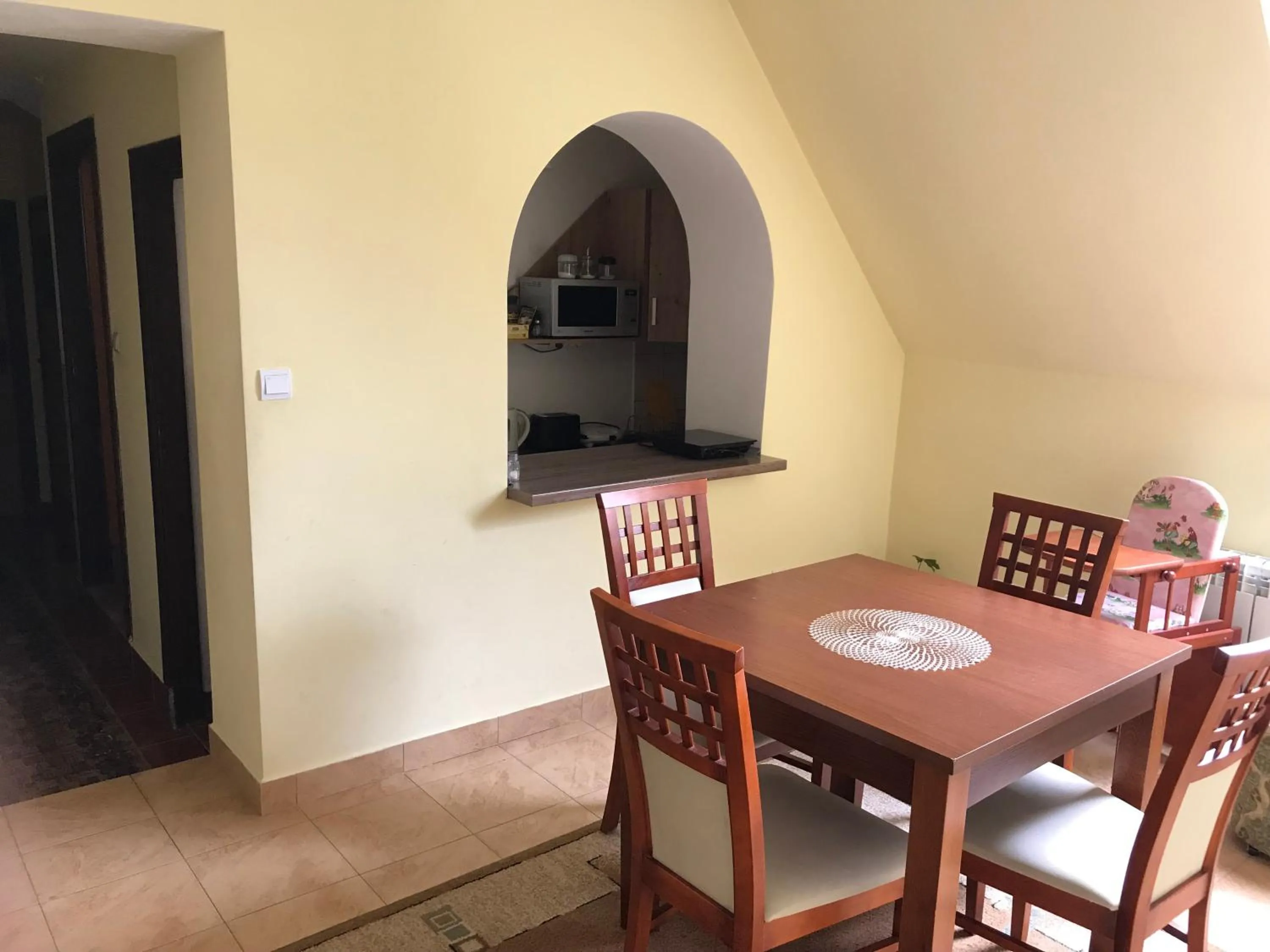 Kitchen or kitchenette in Wypoczynek u Hajnosa