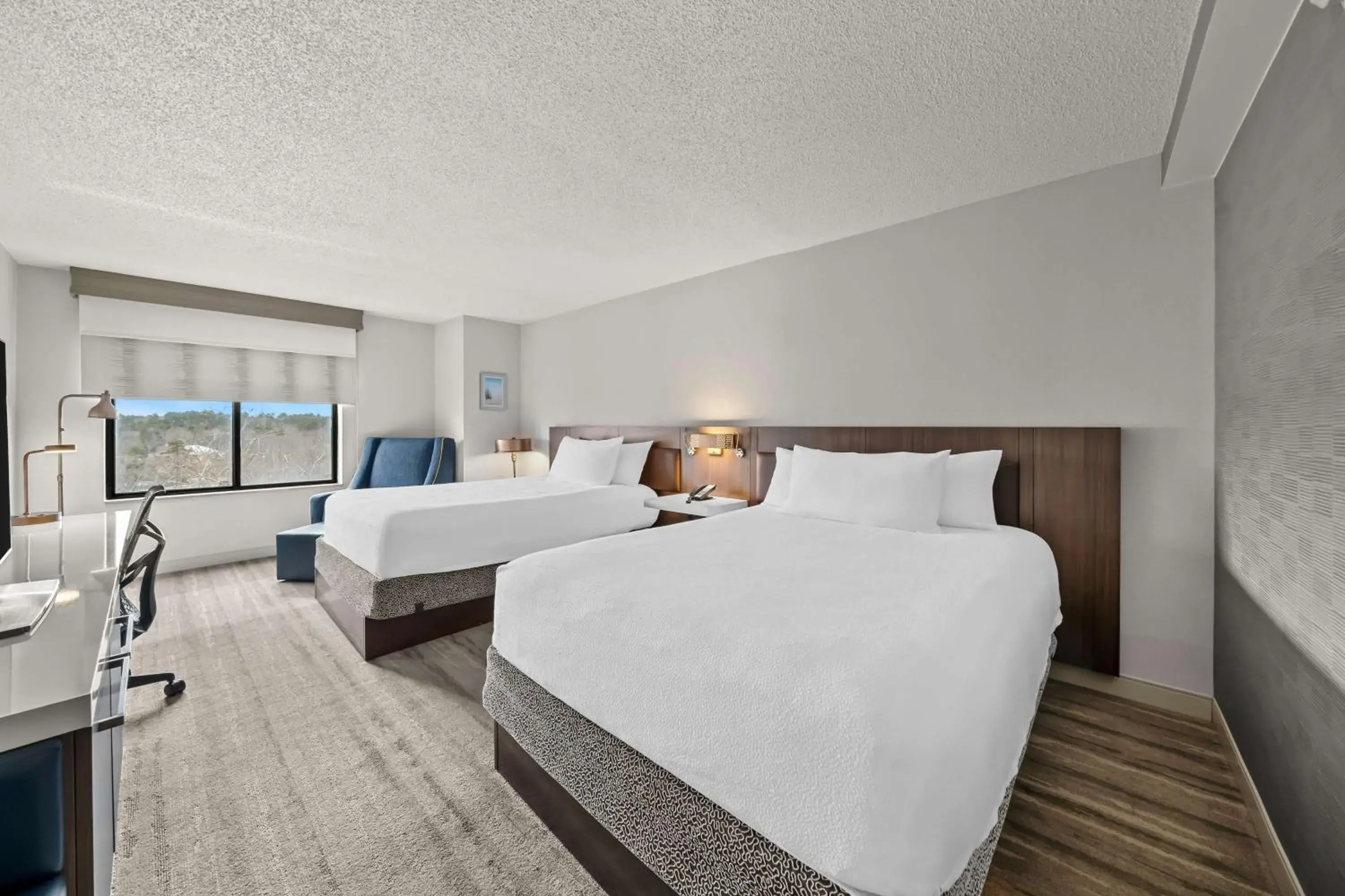 Bed in Hilton Garden Inn Plymouth Bed in Hilton Garden Inn Plymouth