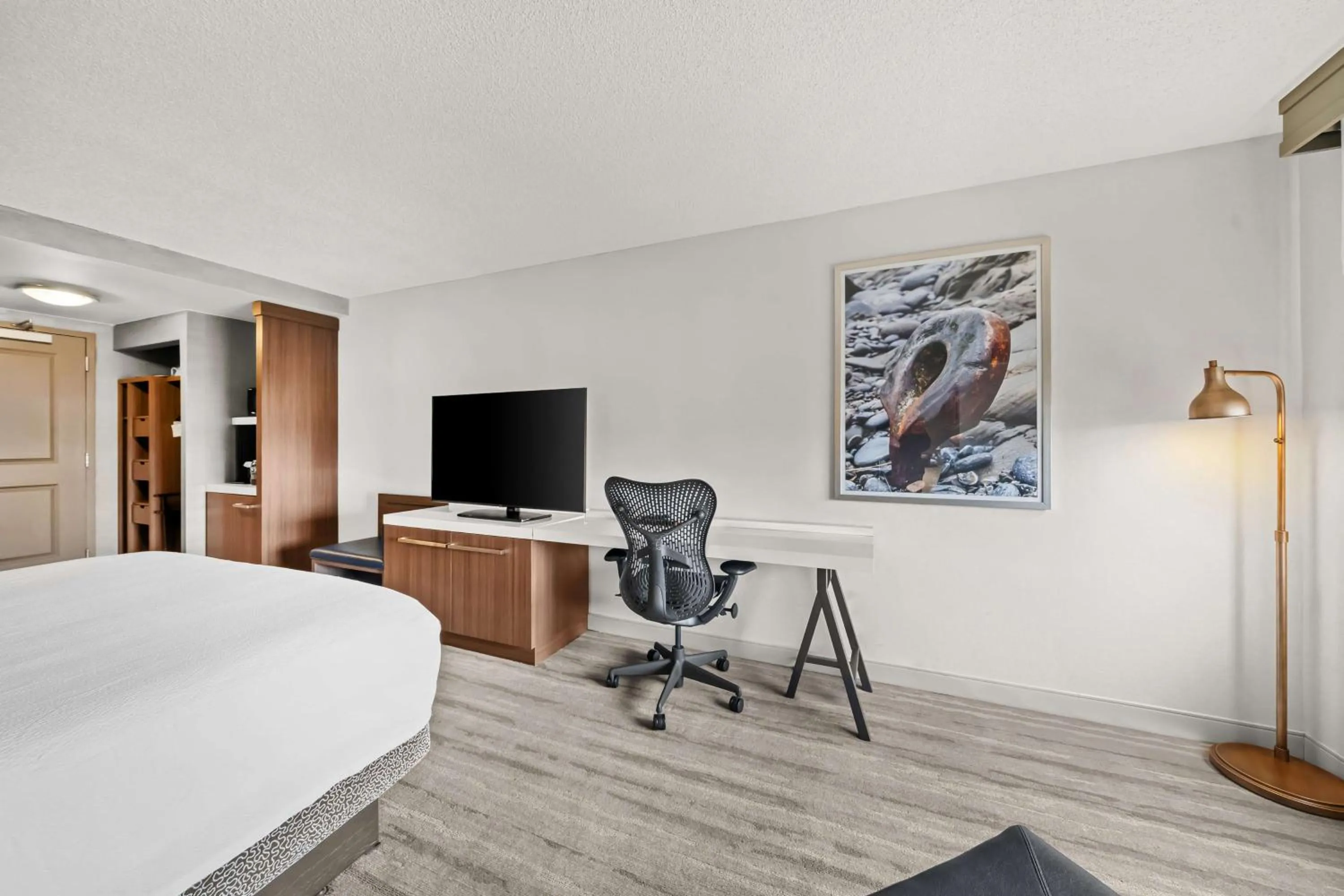 Bedroom, Bed in Hilton Garden Inn Plymouth