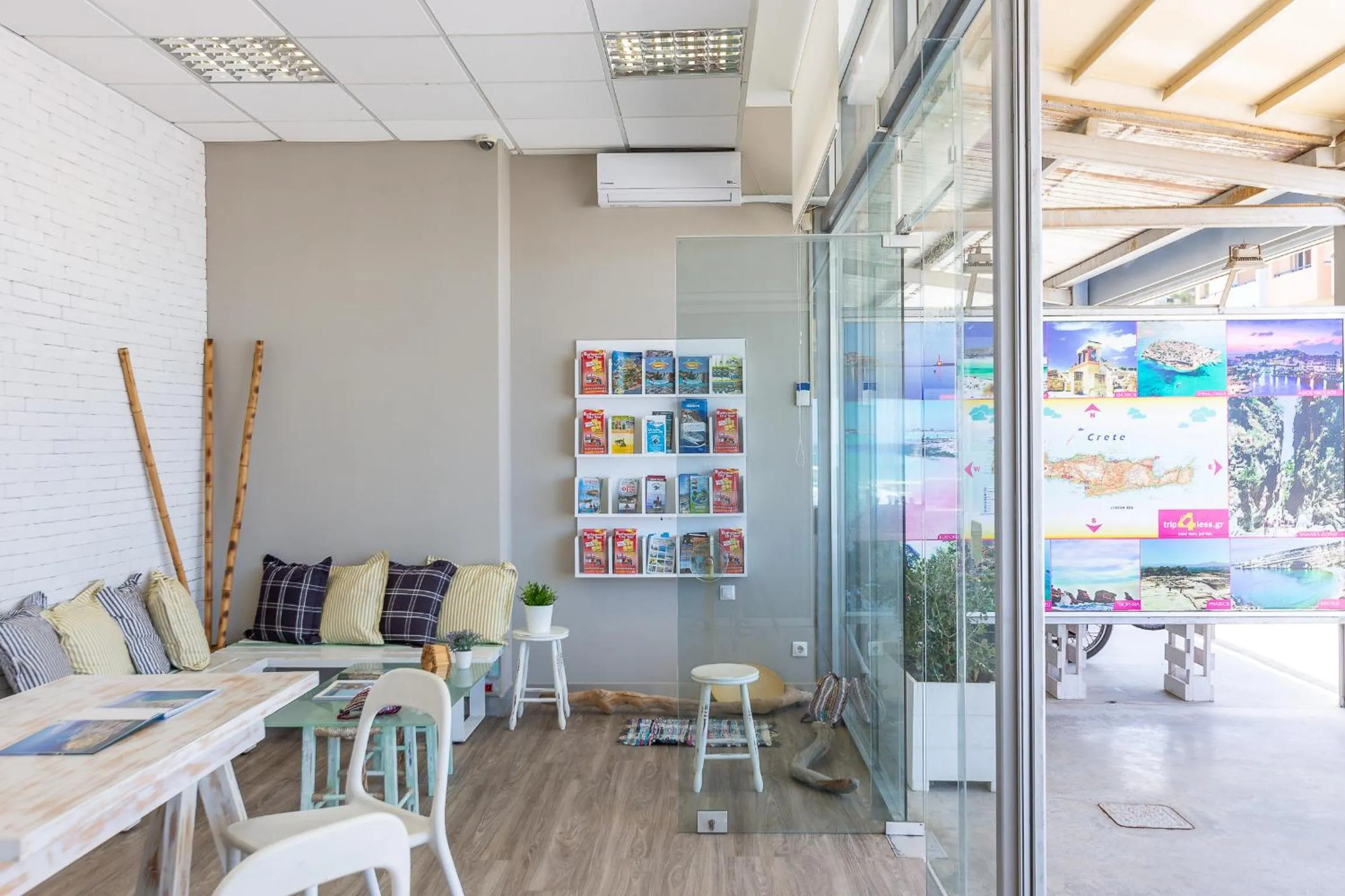 Lobby or reception in Meltemi Coast Suites