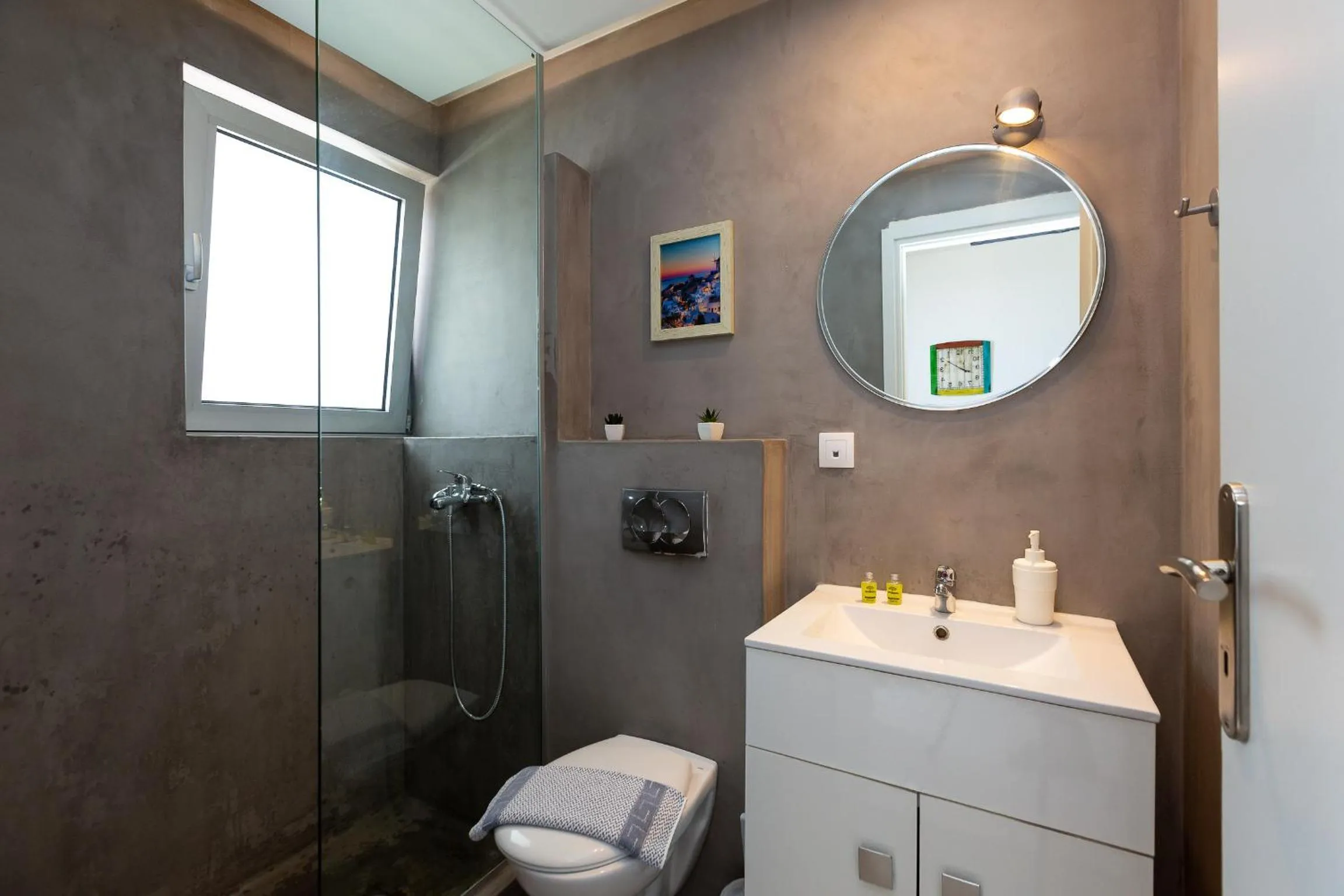 Shower in Meltemi Coast Suites