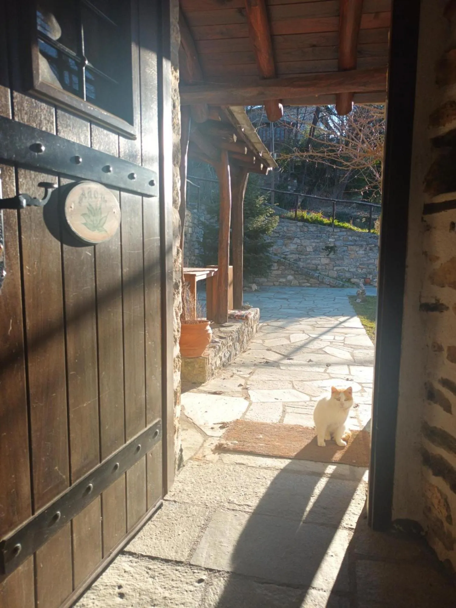 Facade/entrance in Archontiko Michael Pelion