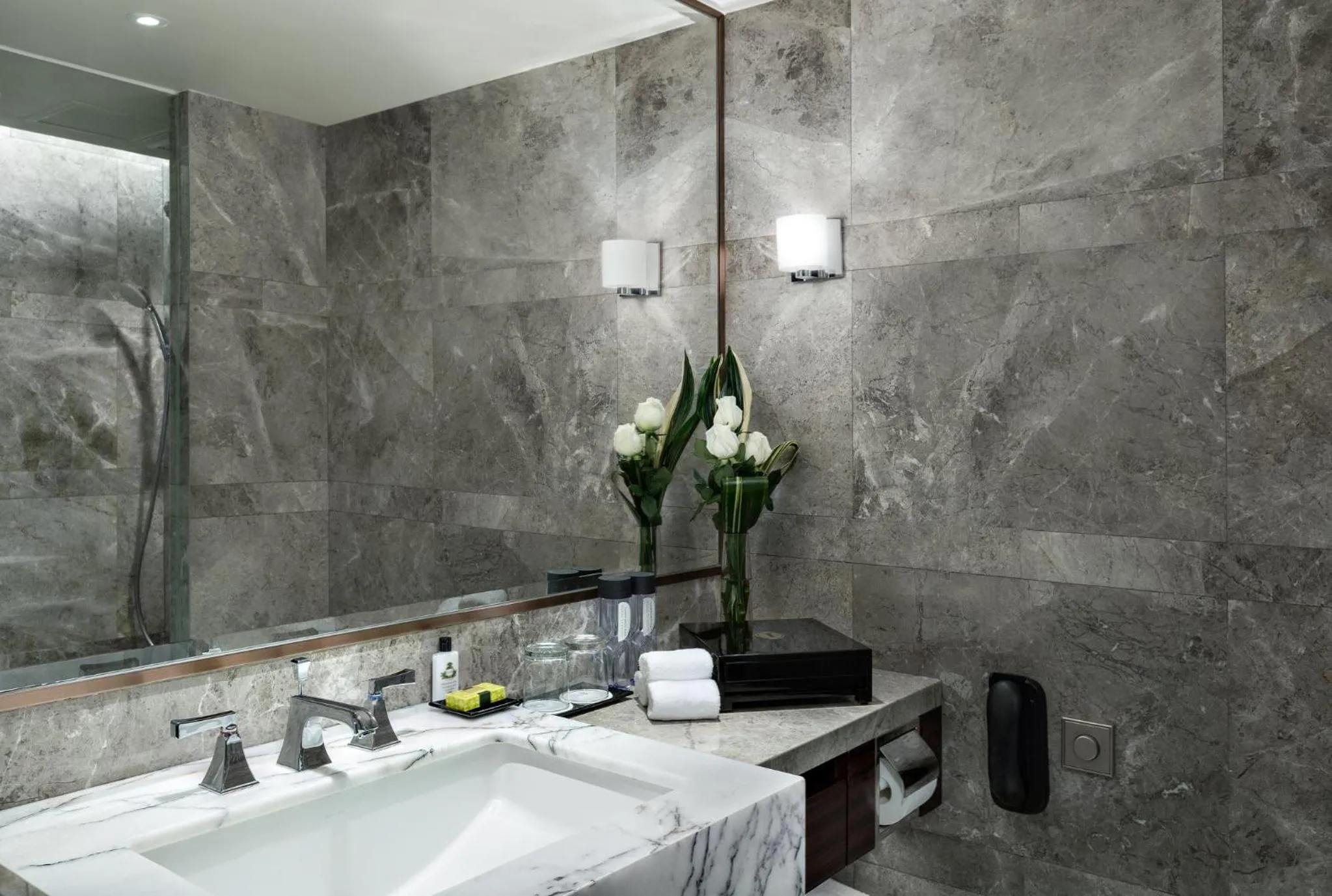 Bathroom in InterContinental Grand Stanford Hong Kong by IHG