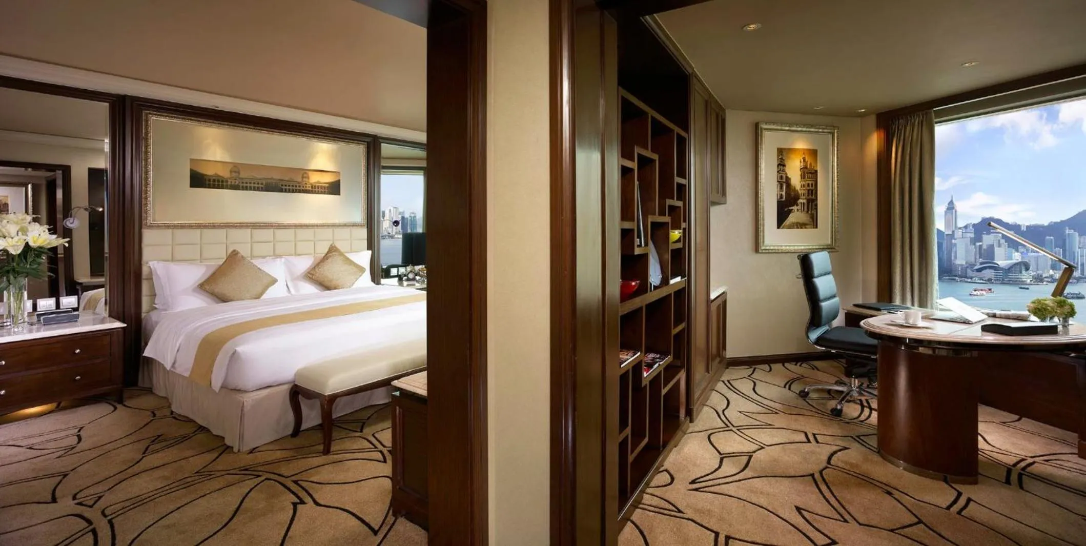 Bedroom, Bed in InterContinental Grand Stanford Hong Kong by IHG