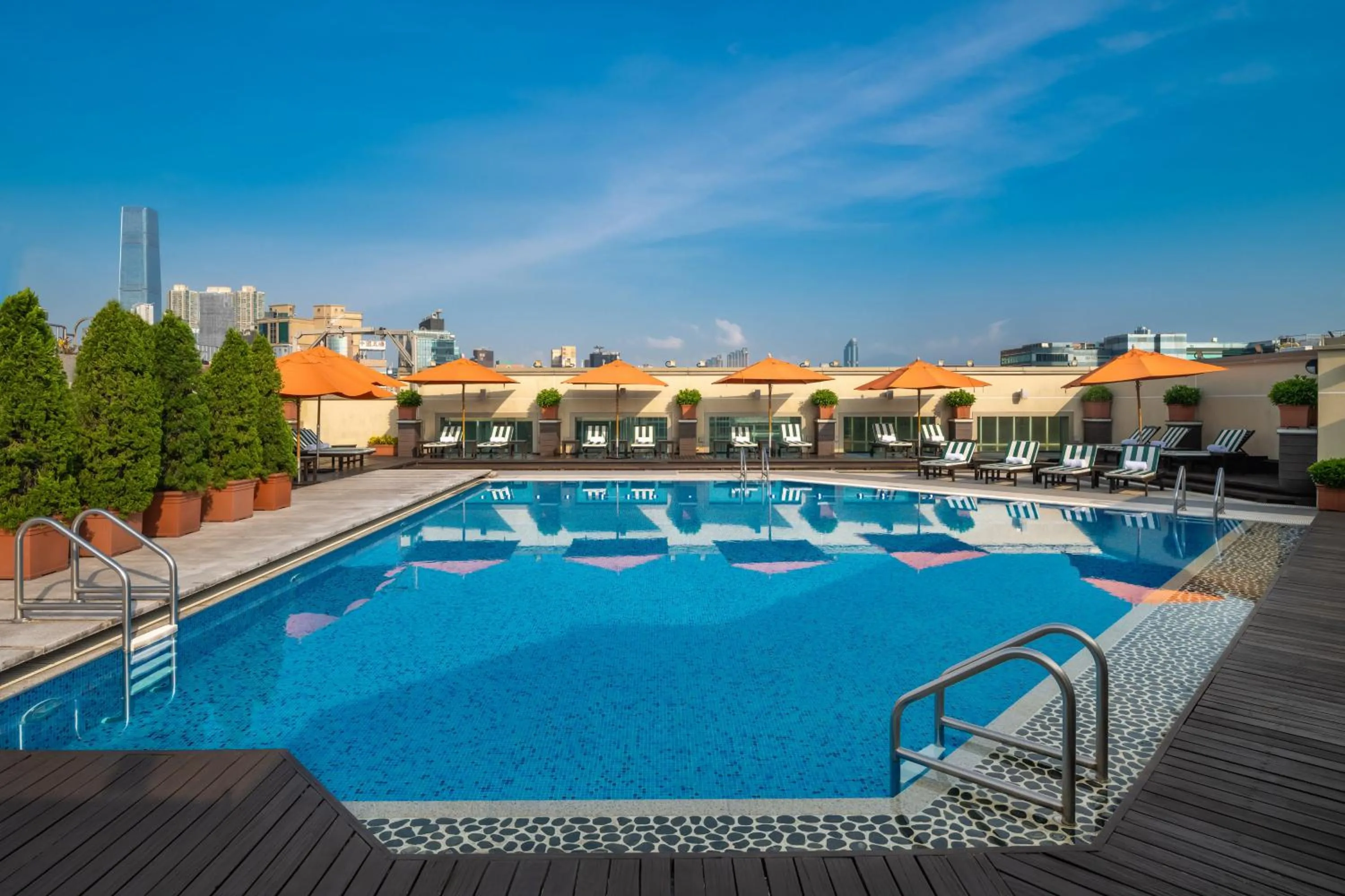 Pool view in InterContinental Grand Stanford Hong Kong by IHG