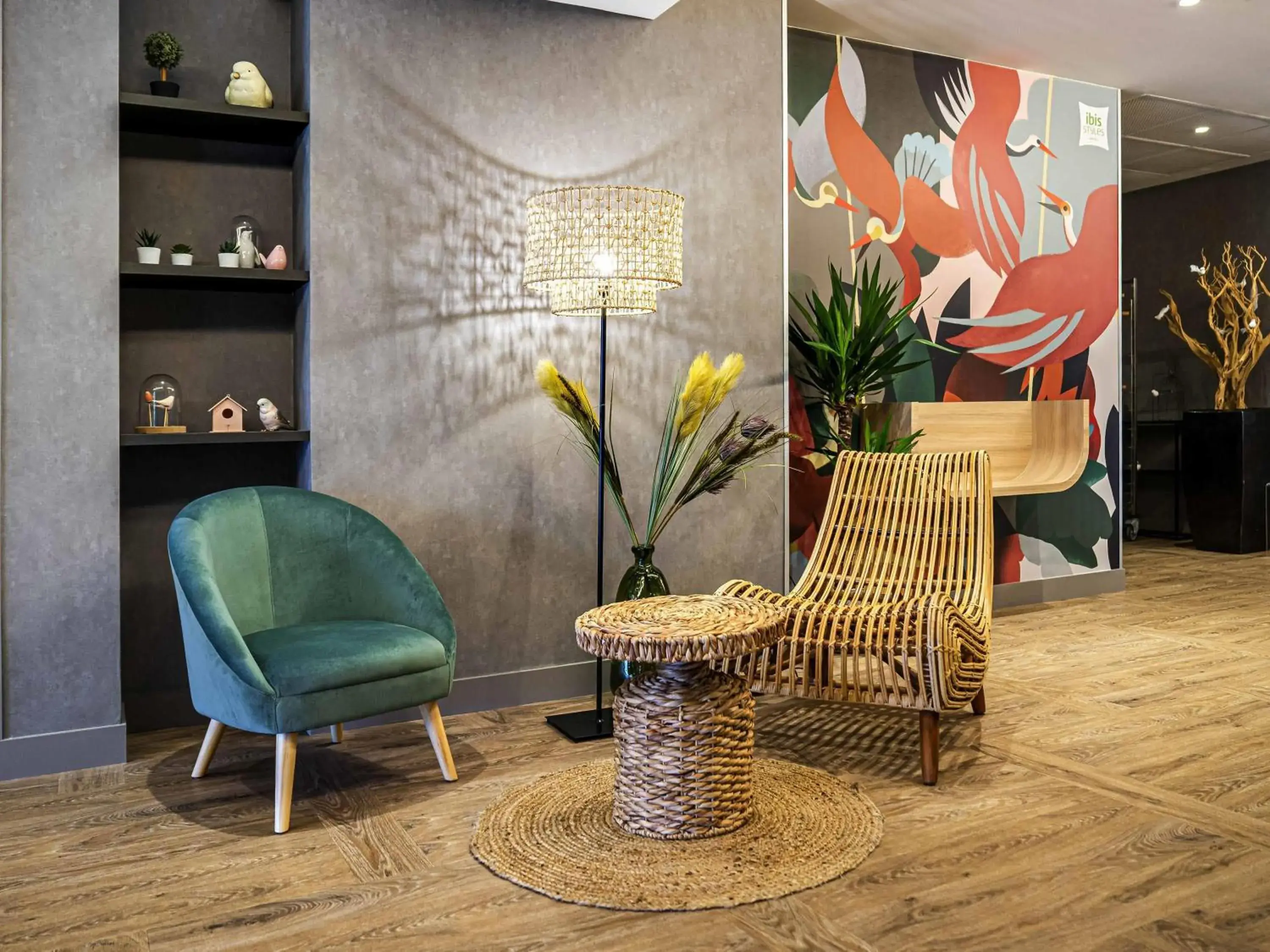 Lounge or bar in ibis Styles Rennes Cesson Lounge or bar in ibis Styles Rennes Cesson