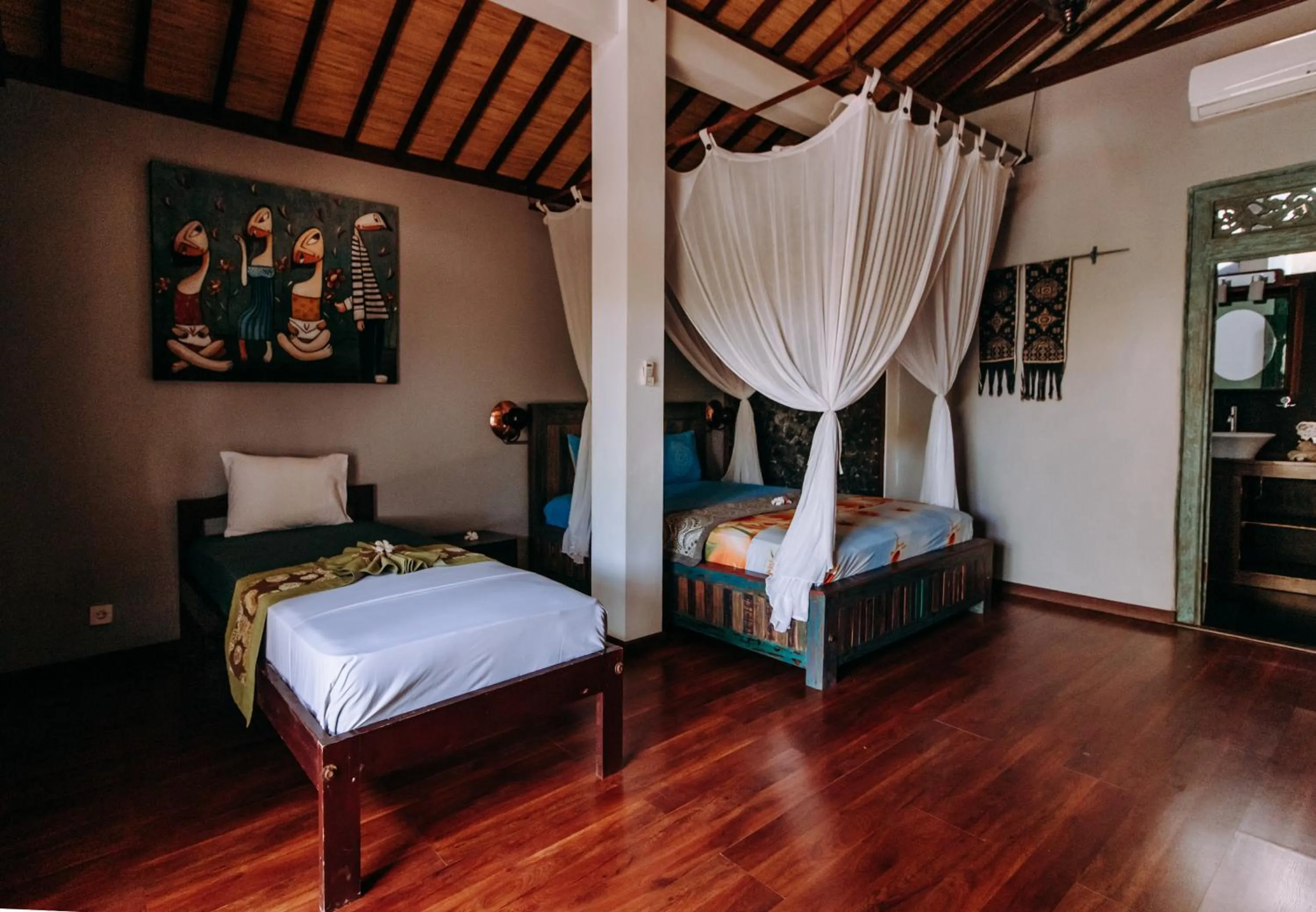 Bed in Villa Bukit Malas