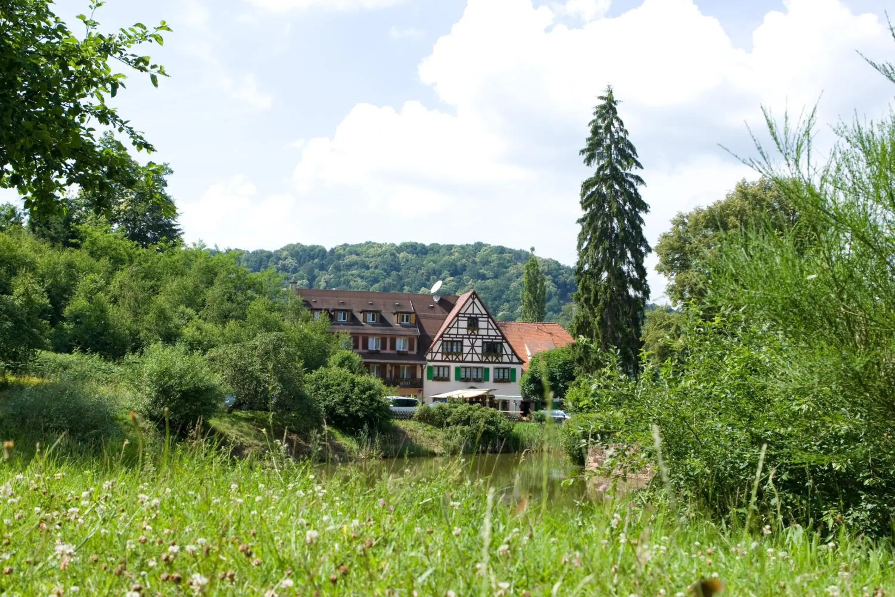 Facade/entrance in Logis Hôtel-Restaurant Auberge d'Imsthal Facade/entrance in Logis Hôtel-Restaurant Auberge d'Imsthal
