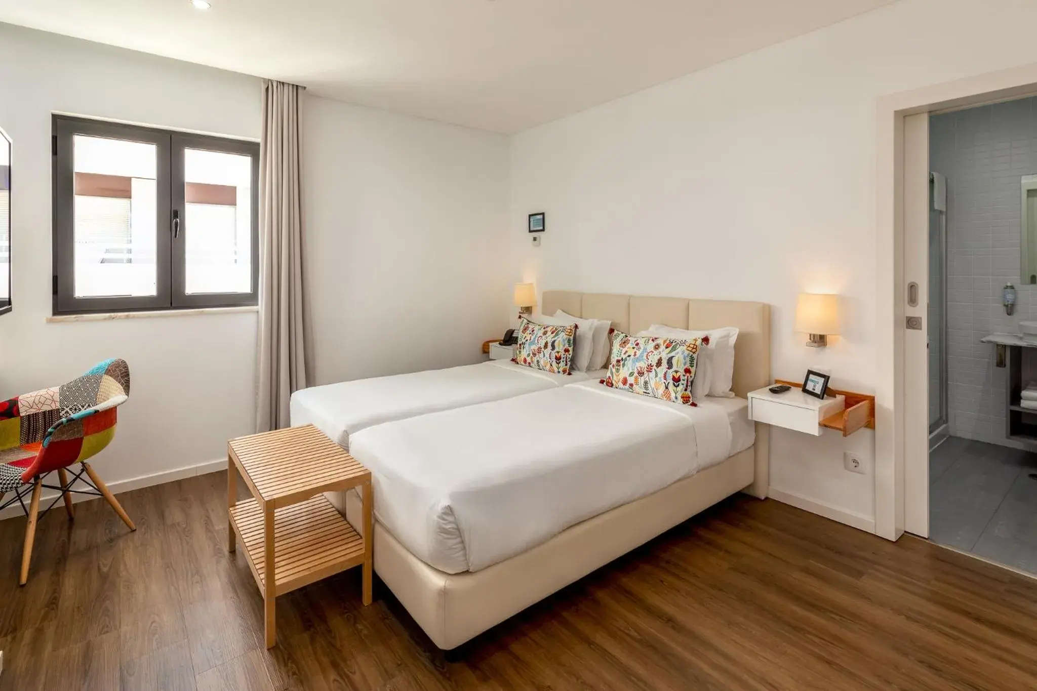 Bed in Hotel Cidade de Olhão Bed in Hotel Cidade de Olhão