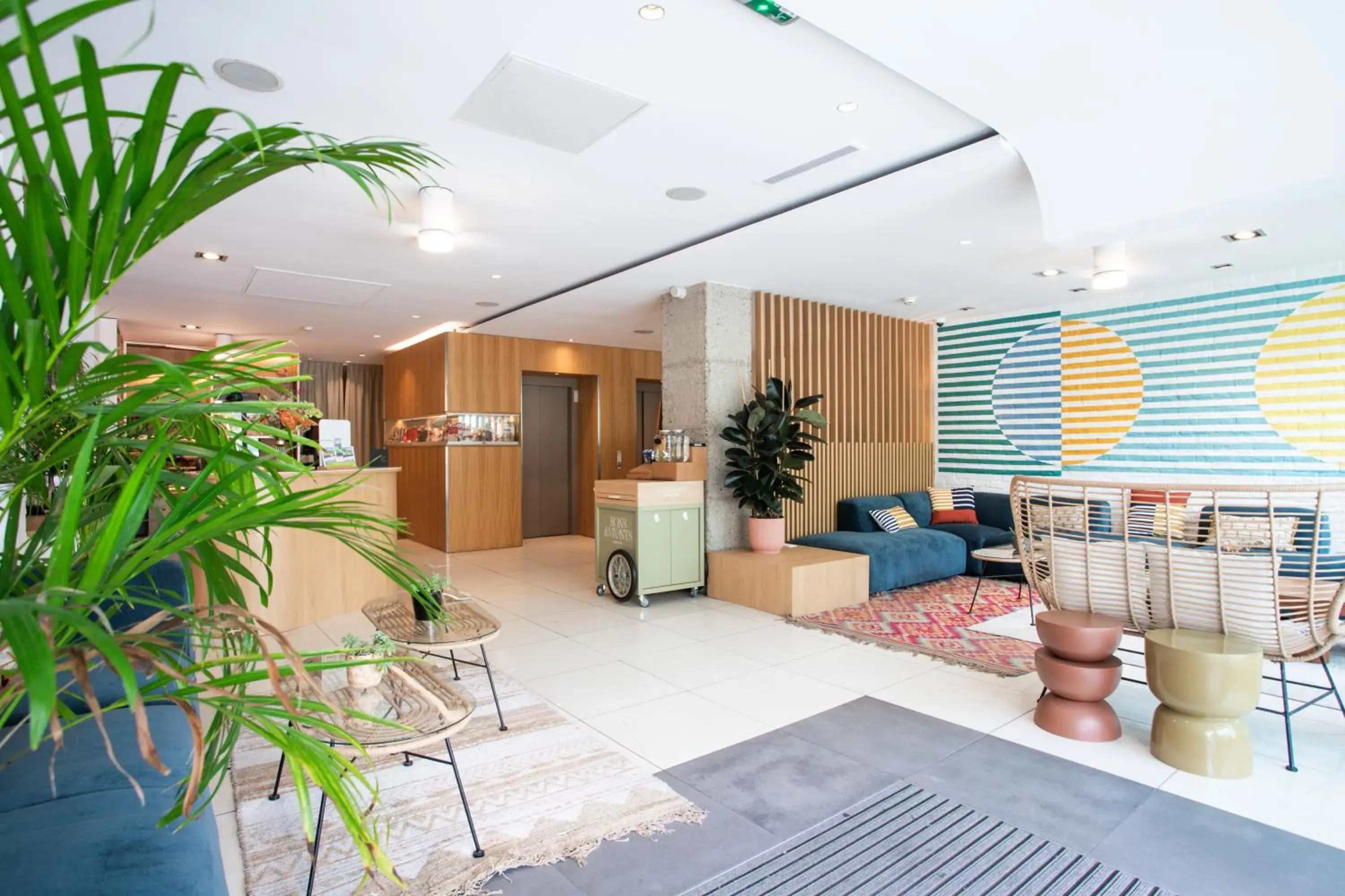 Lobby or reception in Mercure Président Biarritz Plage Lobby or reception in Mercure Président Biarritz Plage