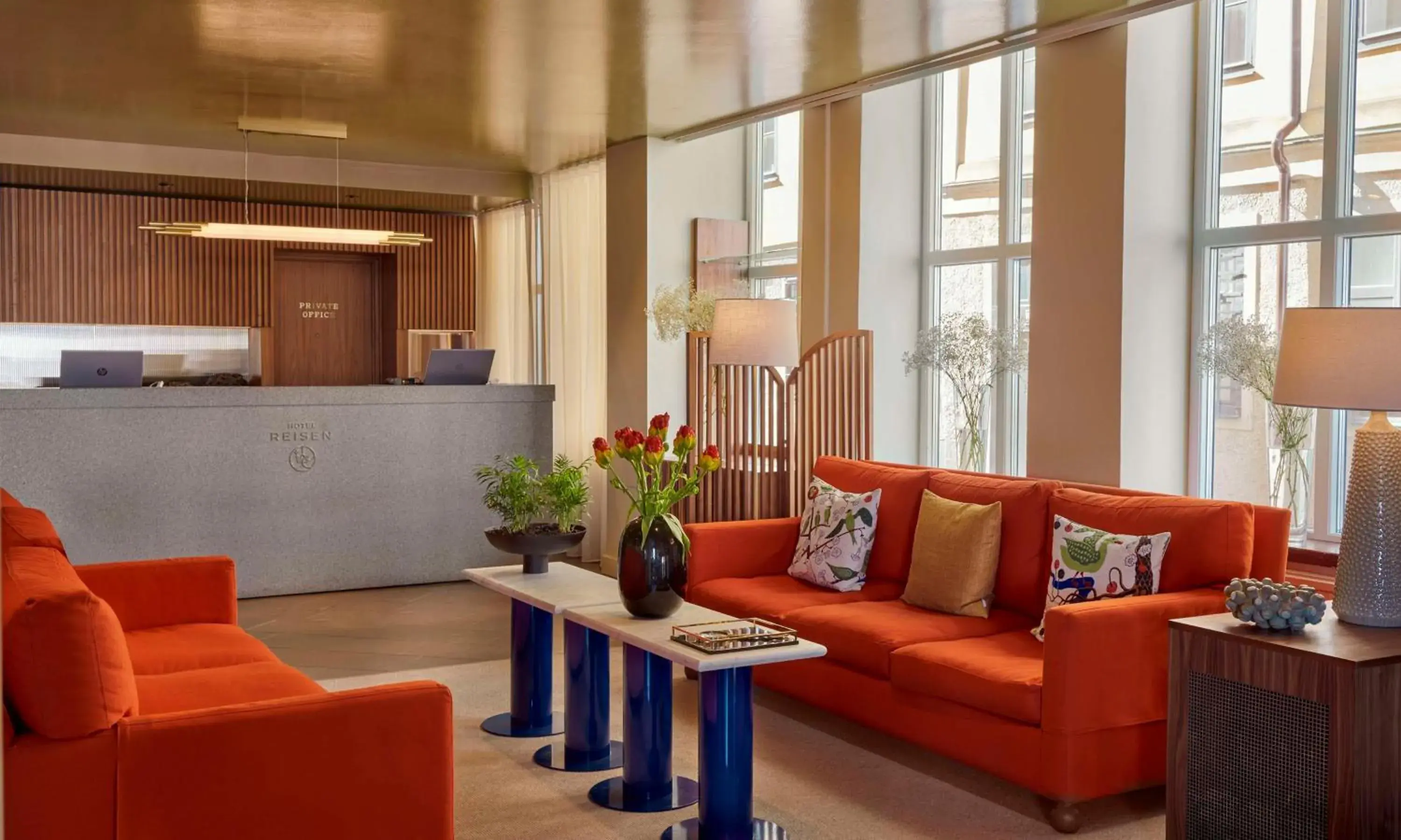 Lobby or reception in Hôtel Reisen in The Unbound Collection by Hyatt Lobby or reception in Hôtel Reisen in The Unbound Collection by Hyatt