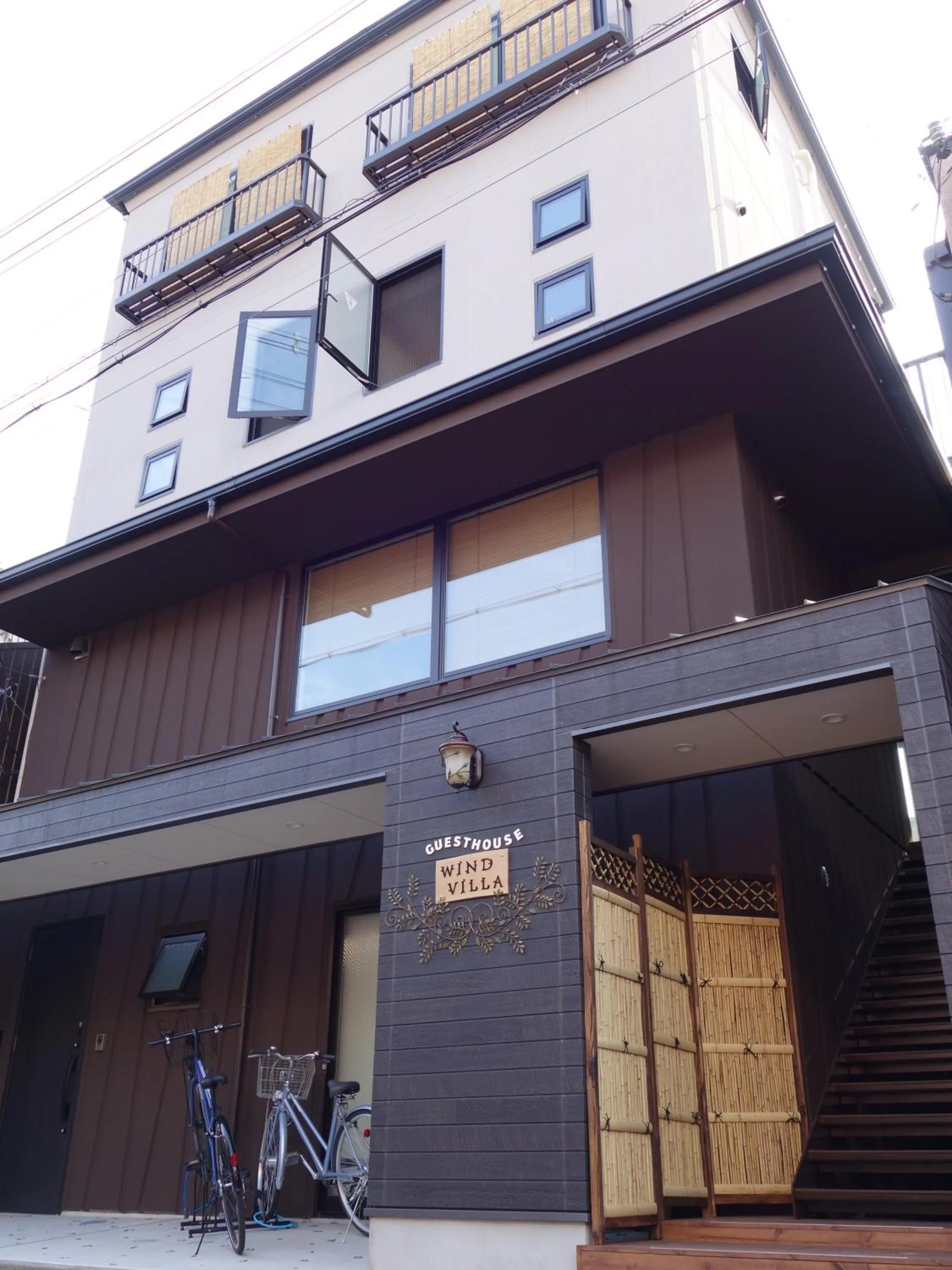 Facade/entrance in Guesthouse WIND VILLA Kyoto