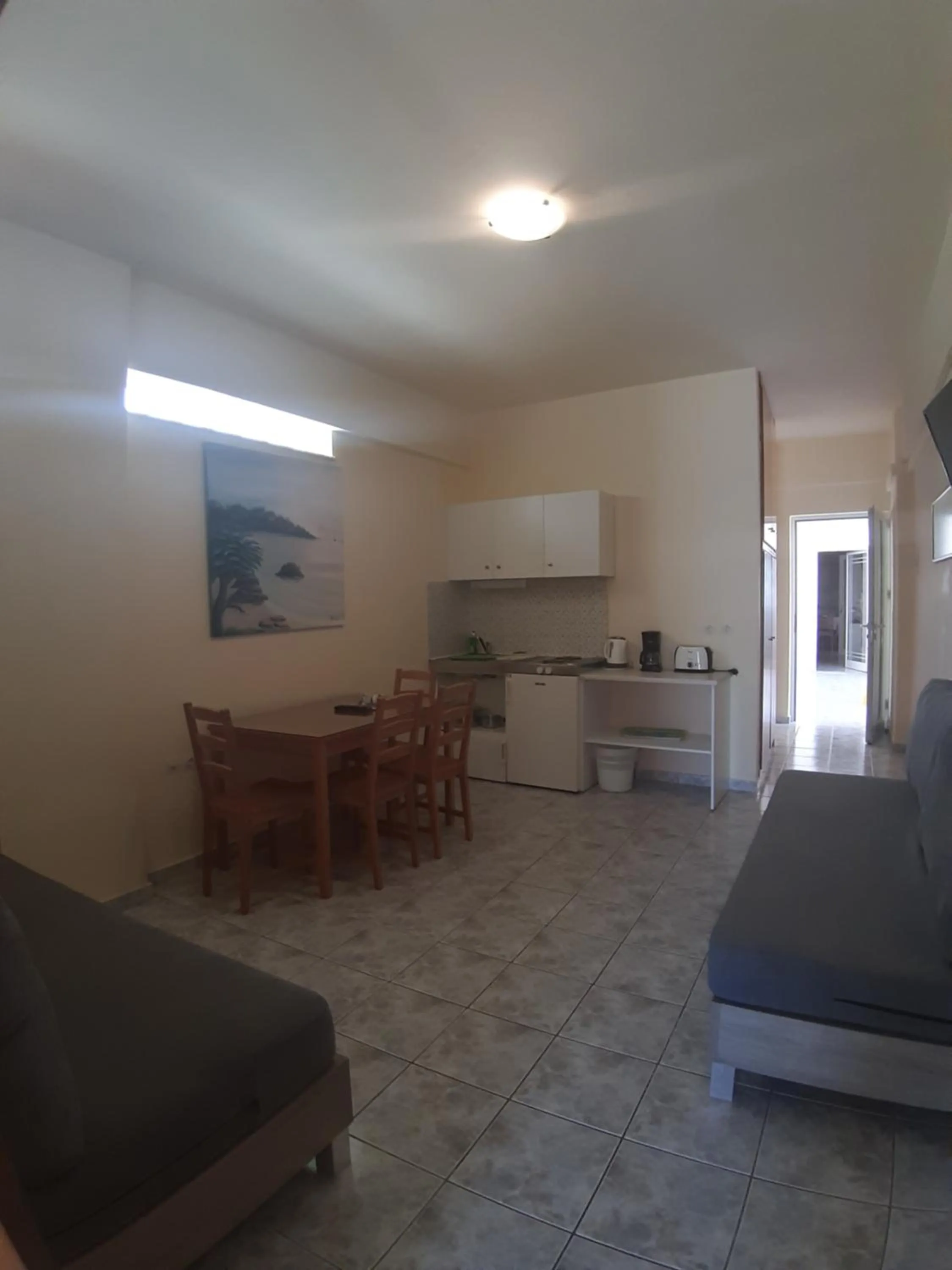 Kitchen or kitchenette in Eden Beach Hotel