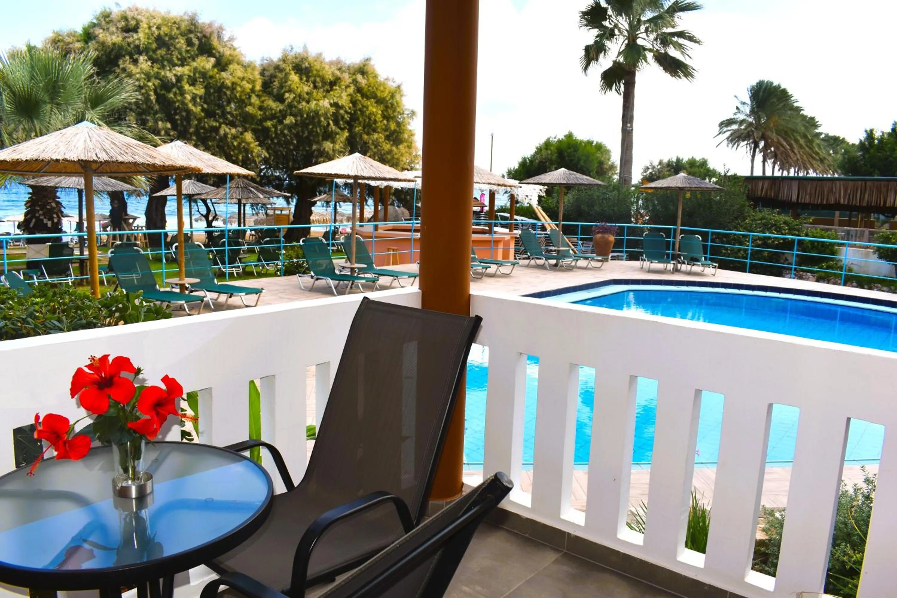 Swimming pool in Eden Beach Hotel