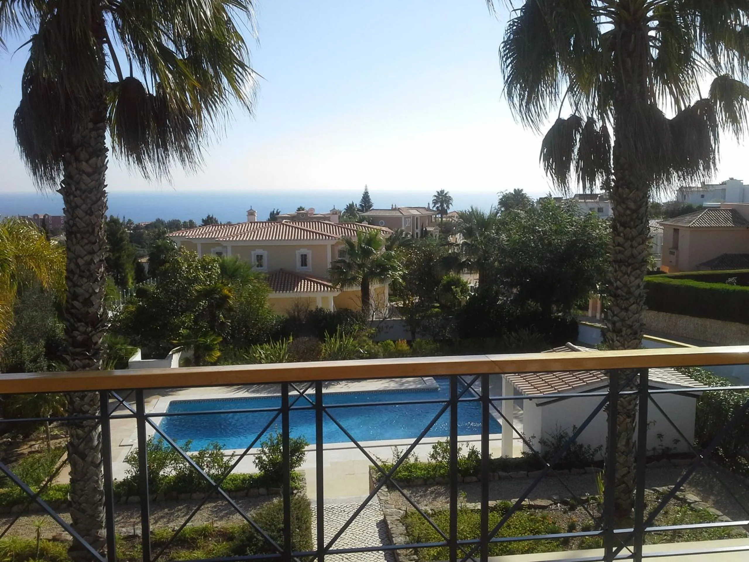 Pool view in Vila Florina