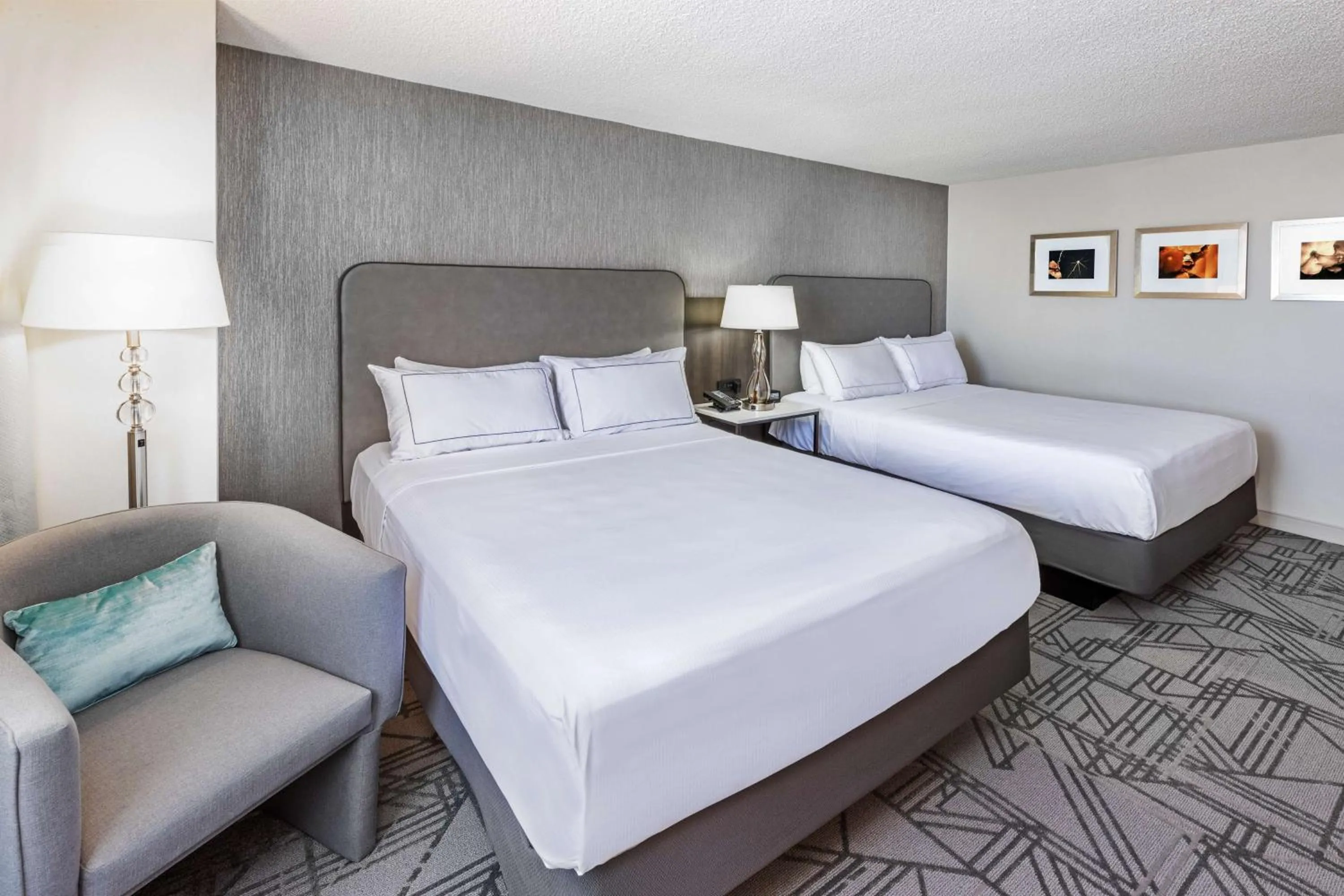 Bed in DoubleTree by Hilton Tulsa Downtown