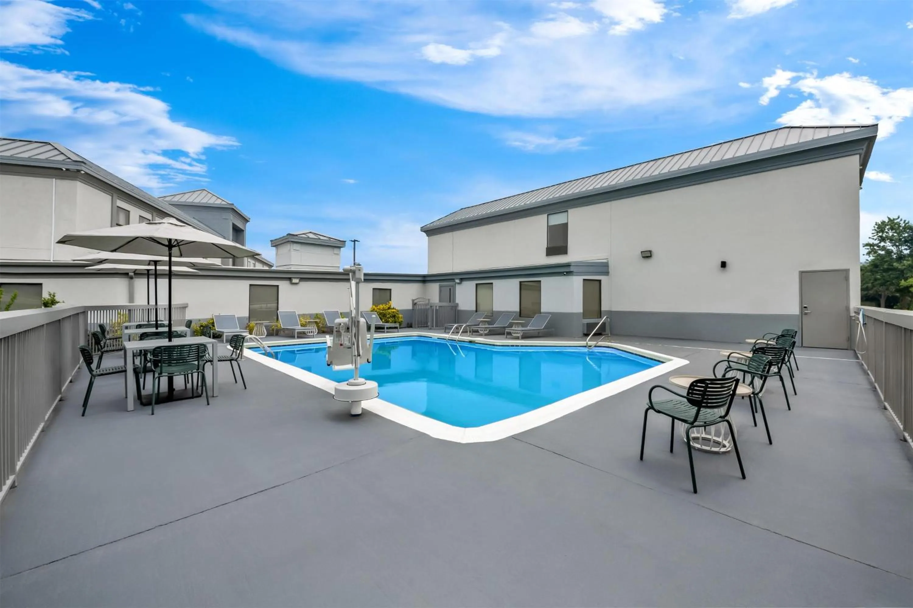 Pool view in Spark by Hilton Spring Lake Fayetteville