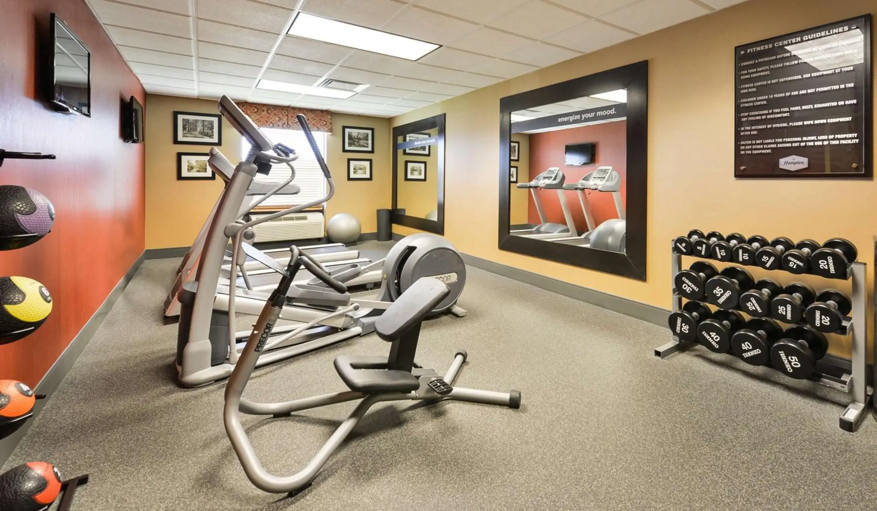 Fitness centre/facilities in Hampton Inn Utica Fitness centre/facilities in Hampton Inn Utica