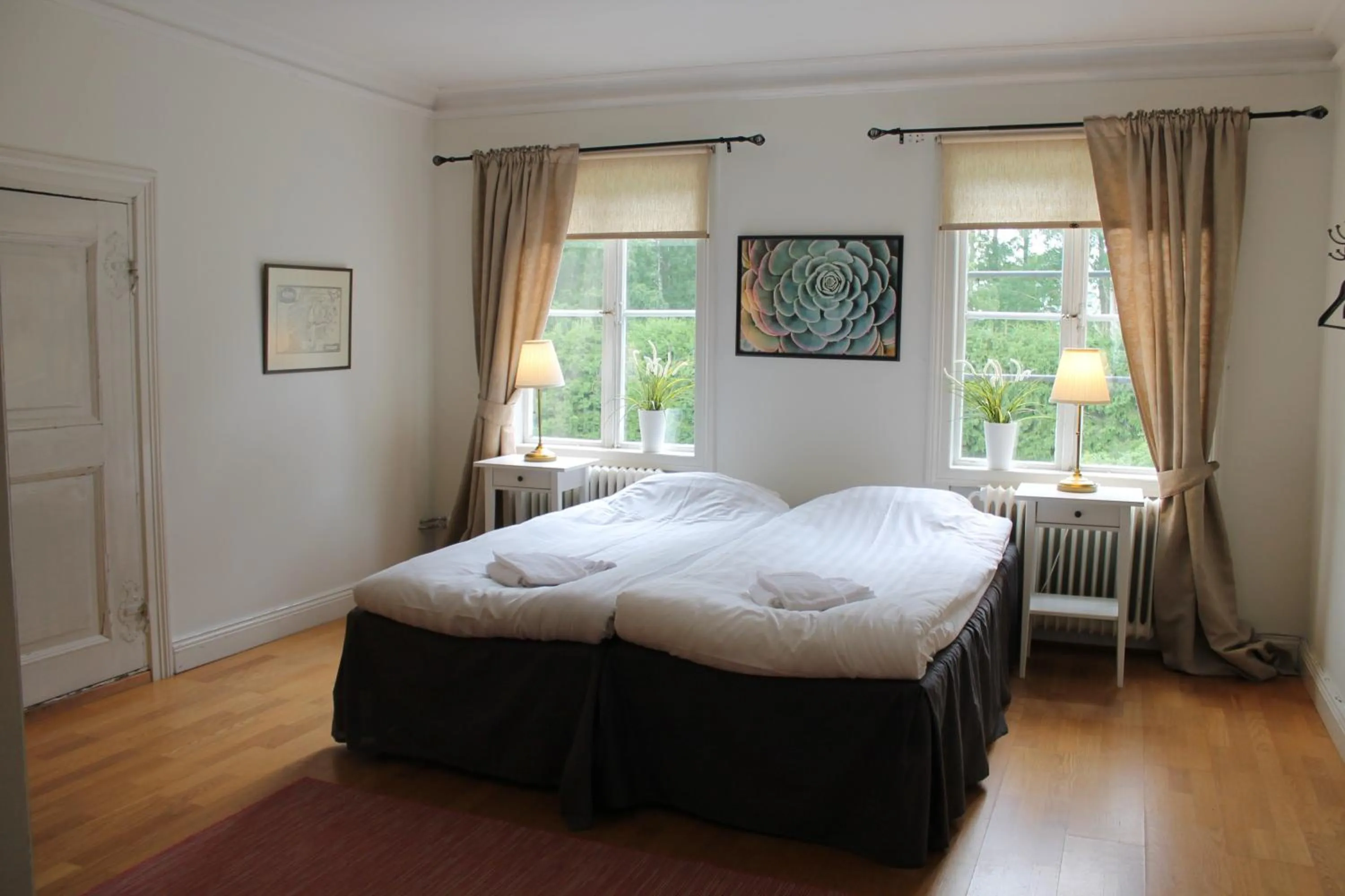 Bed in Wanbo Herrgård